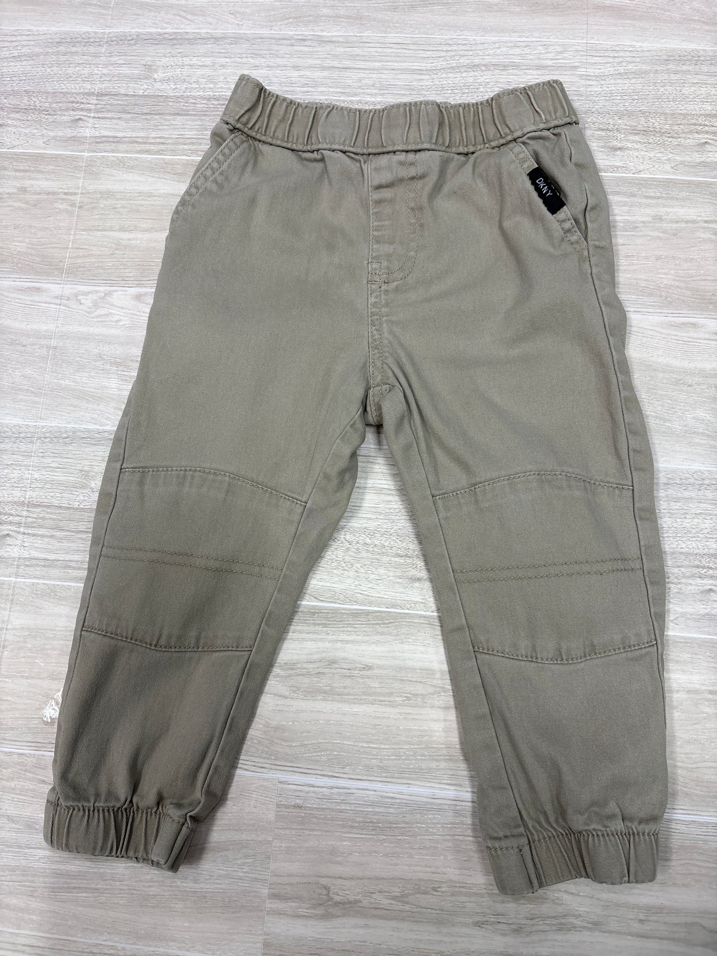 2T DKNY Beige Reinforced Knees Jogger Pant