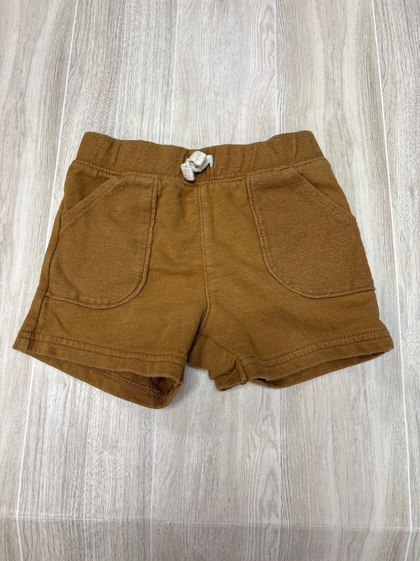 12m Soft Pull On Shorts - Caramel