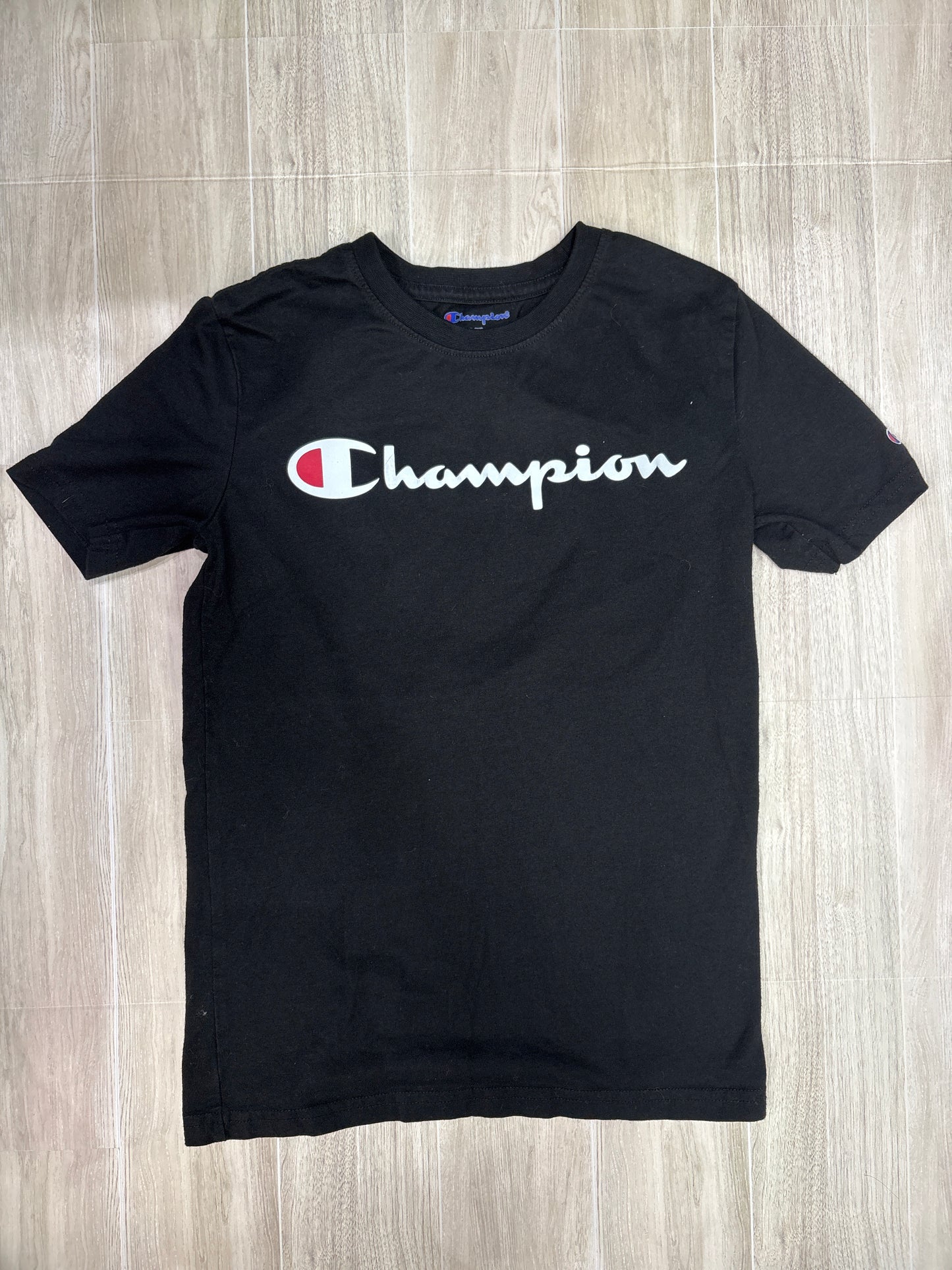 8 Champion Black Logo Shirt