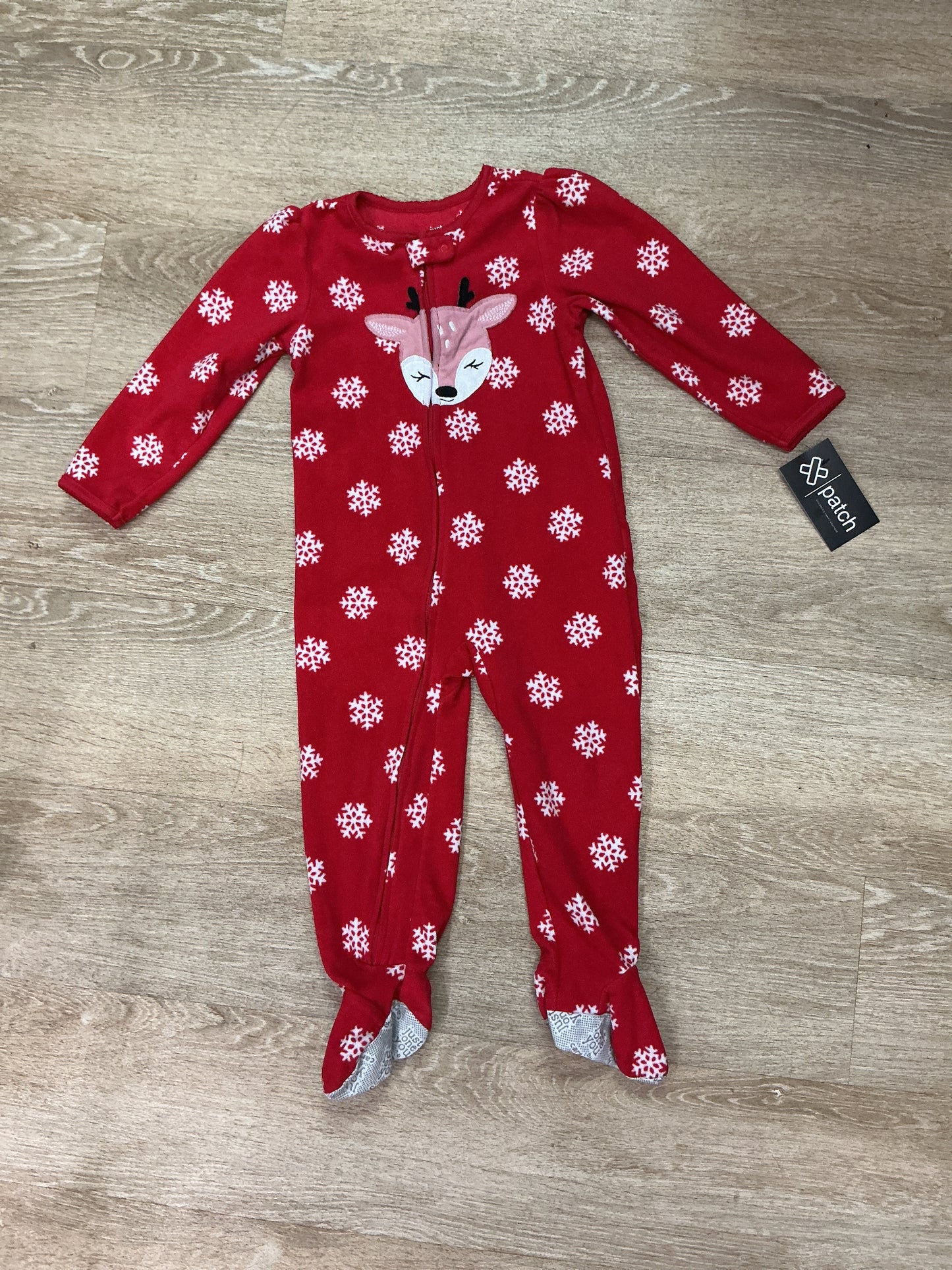3T Fleece Pajama - Reindeer