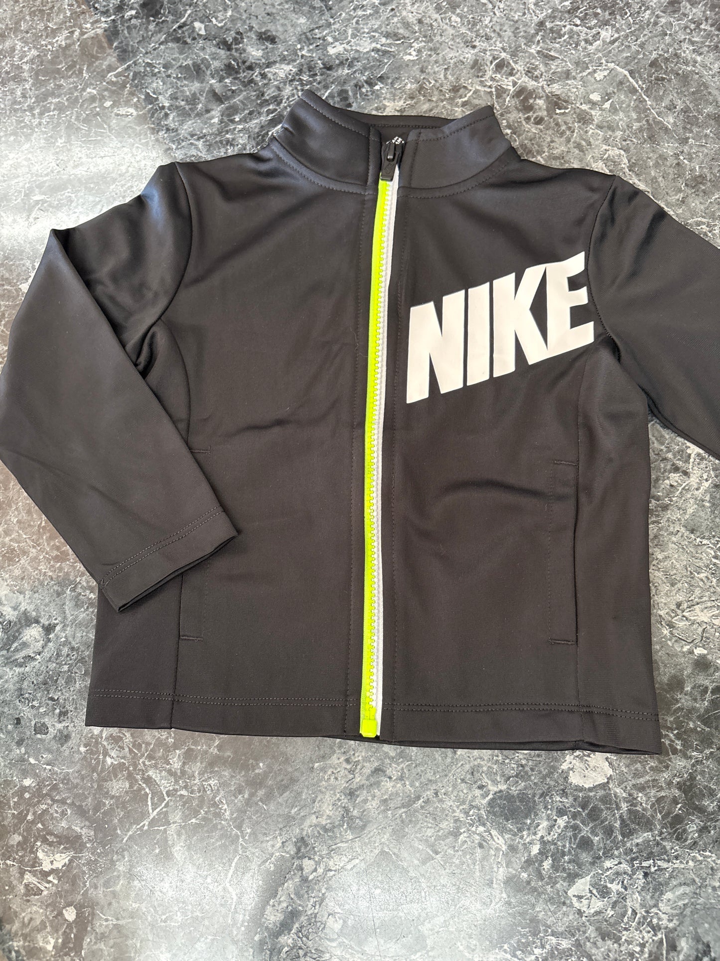 NWT 24m Nike Track Jacket - Black/White/Lime