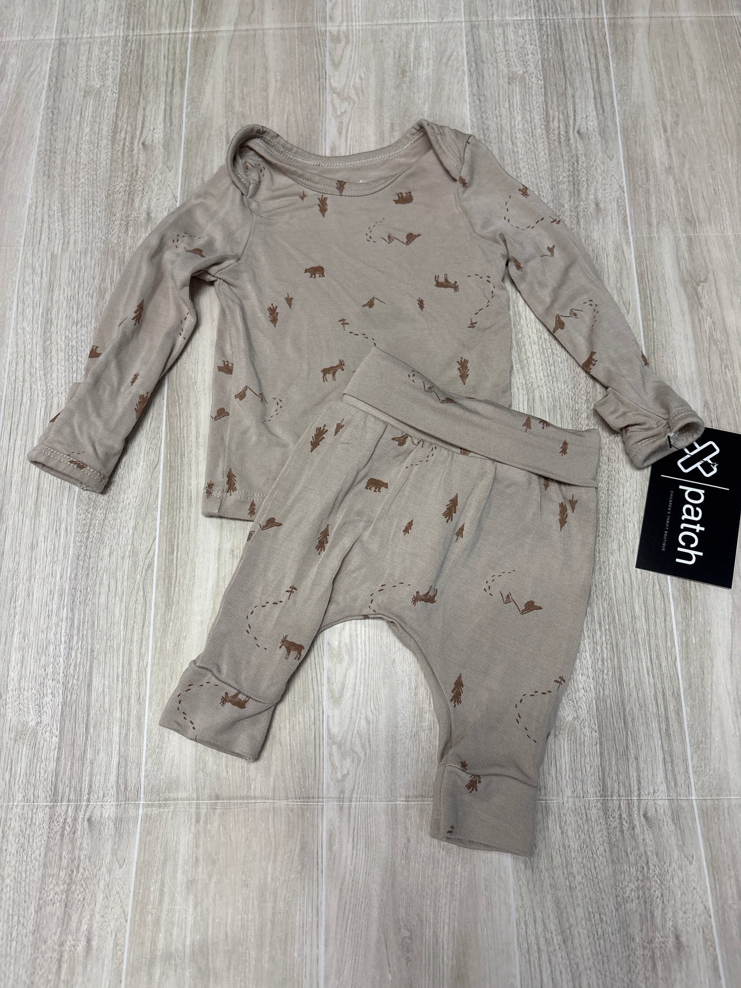 Newborn Tan Outdoors 2 Piece Set