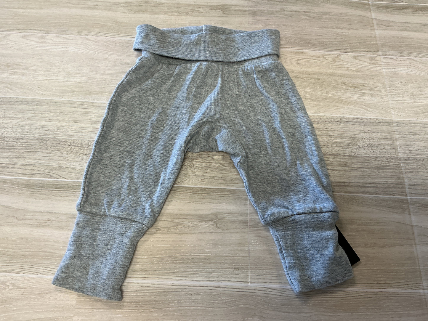 Newborn Heathered Grey Harem Pants