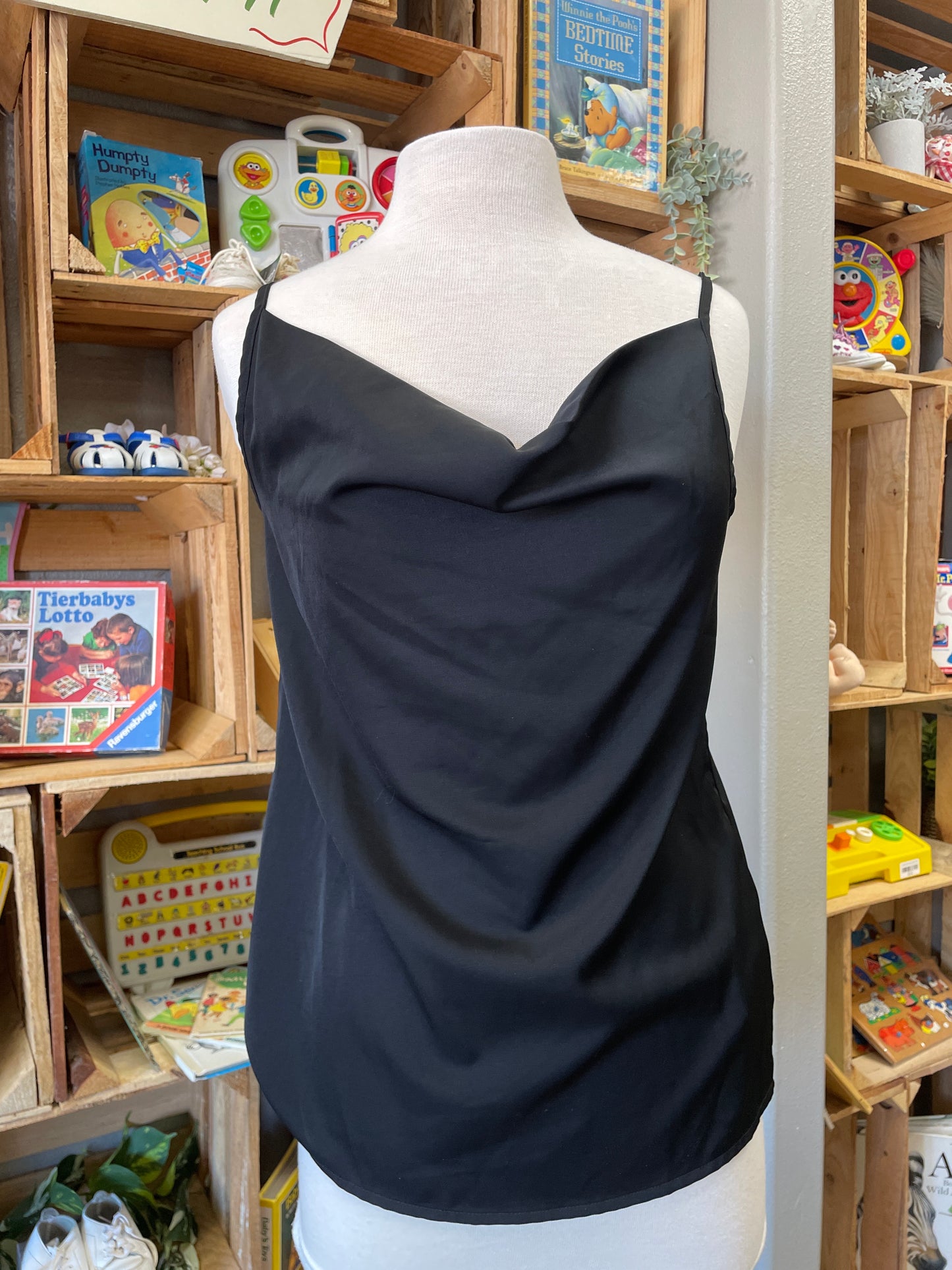 Womens Medium Black Formal Tank
