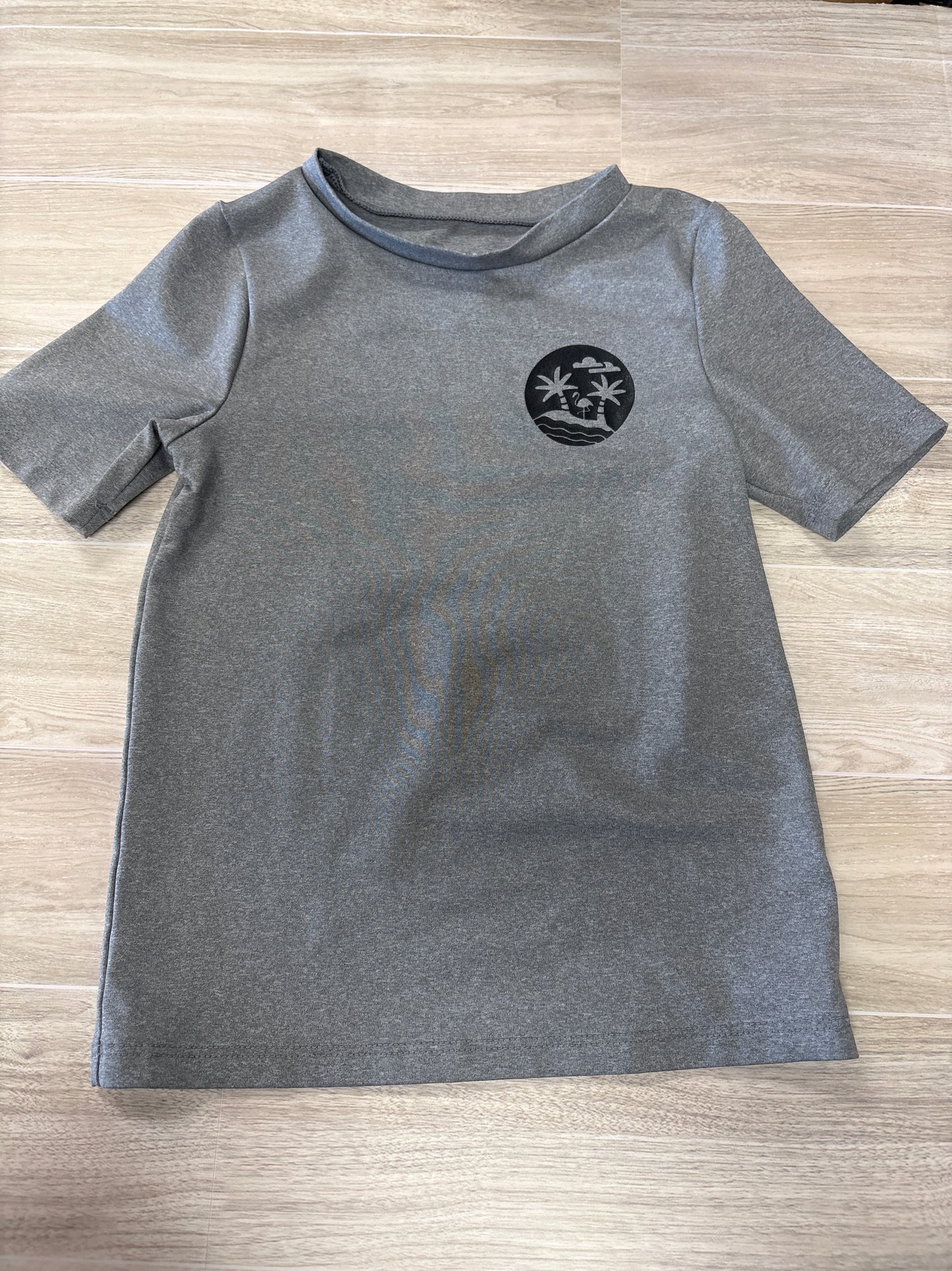 3T Grey Island Graphic Athletic Shirt