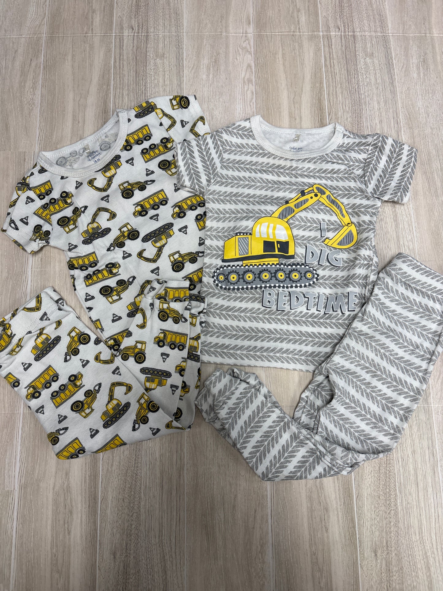 18m Tractor/Tracks Pajama 2 Pack
