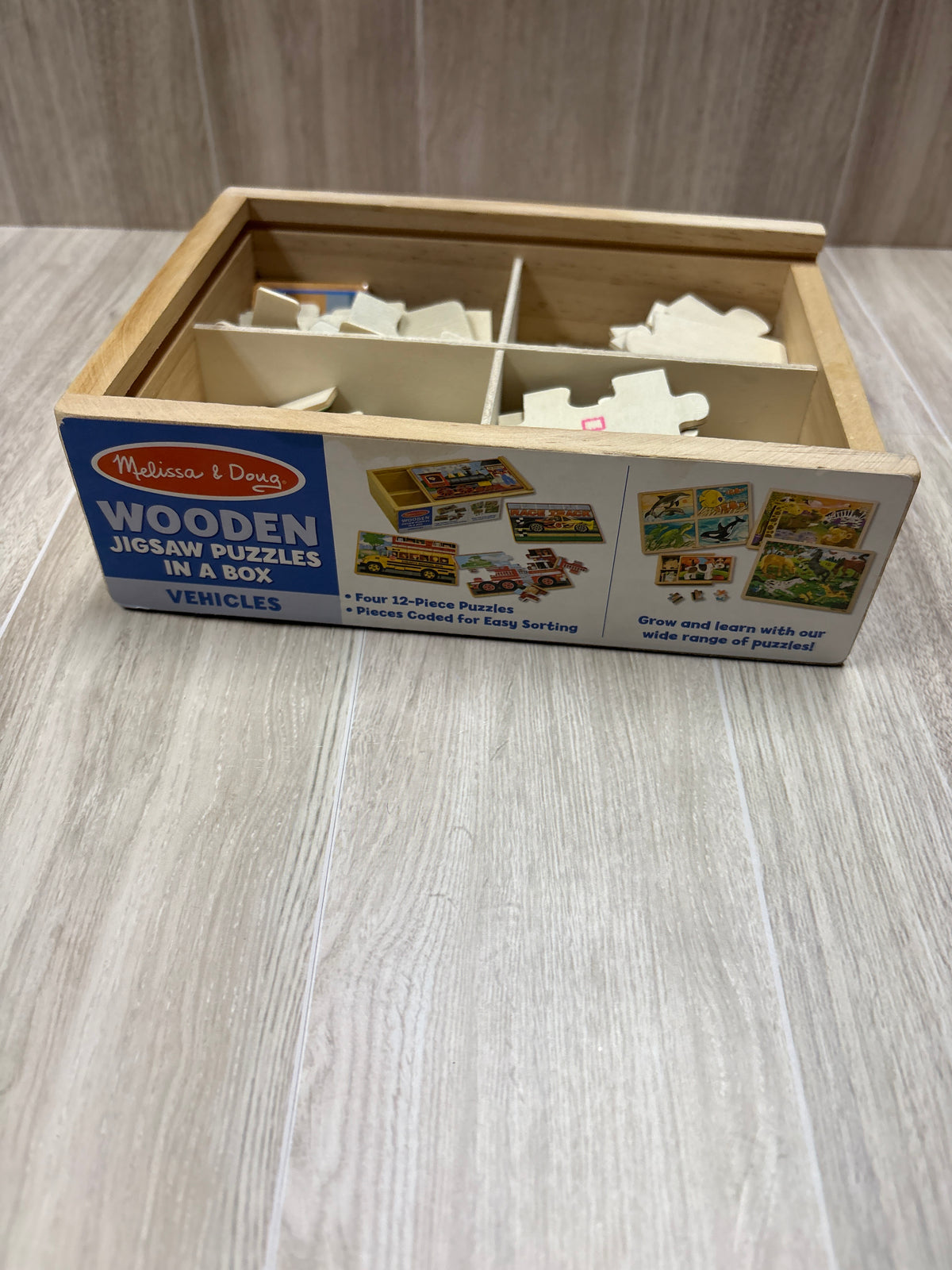 Toy - Melissa & Doug Wooden 4 Puzzle Set