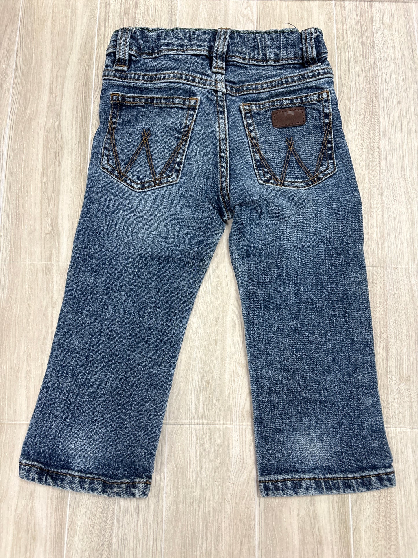 3T Slim Medium Wash Wrangler Denim