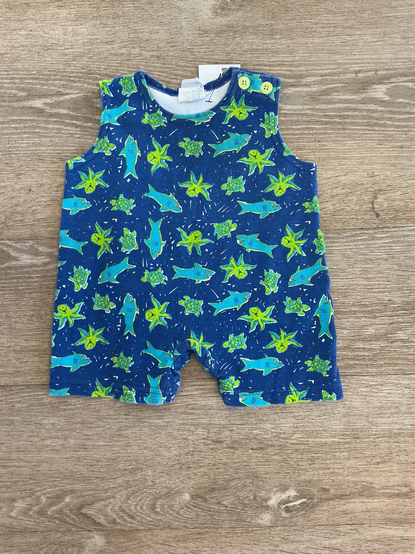 Vintage 6m Sea Creature Shortie Romper