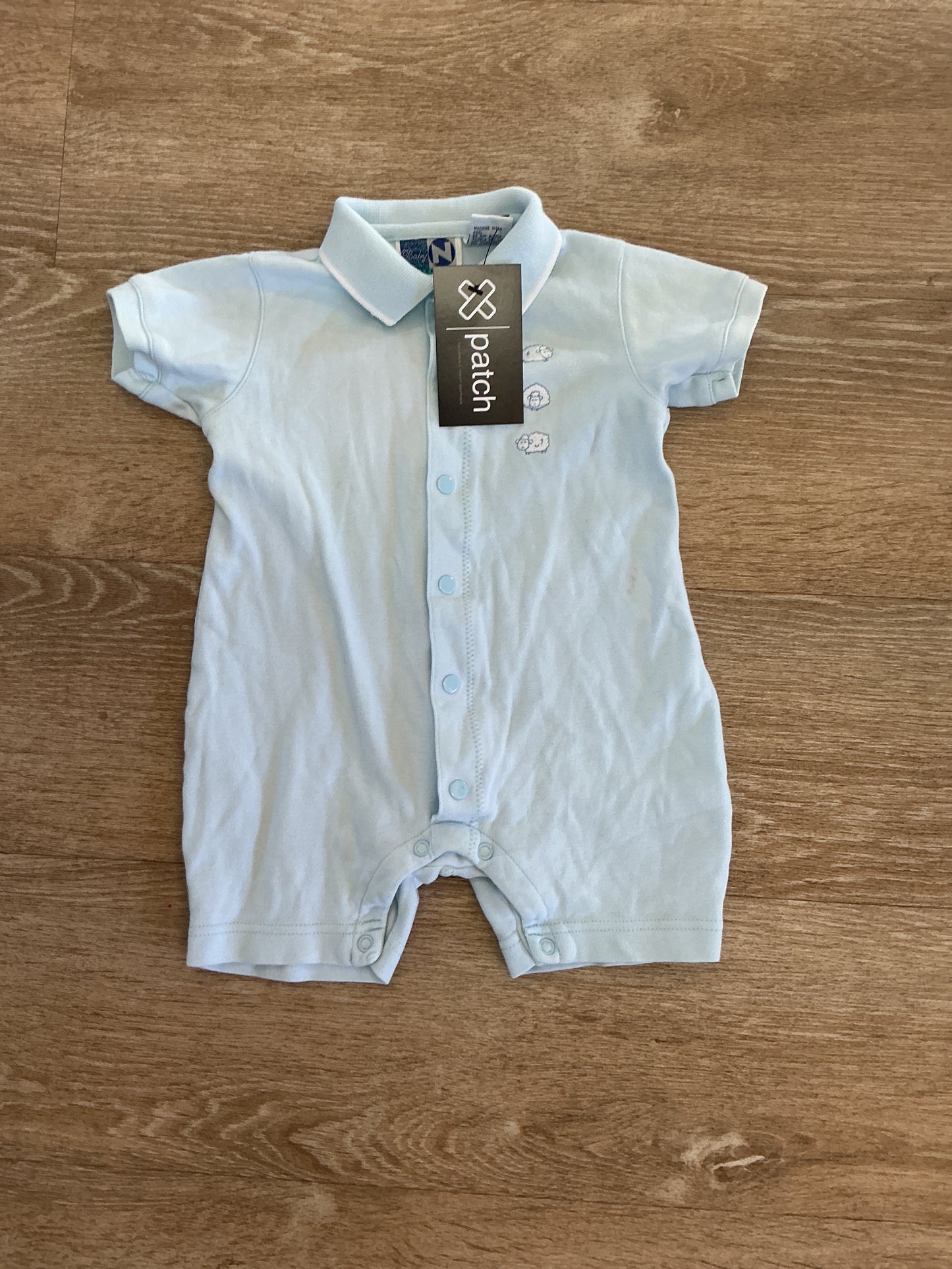 Vintage 9m Baby Collection Sheep Romper