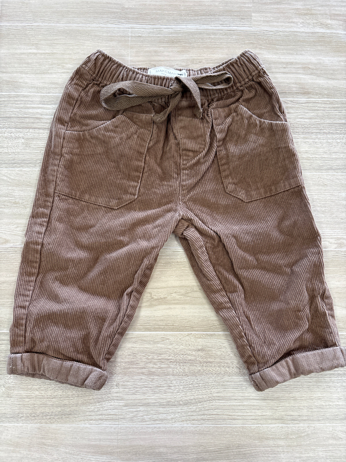 18-24m MakeMake Organic Brown Corduroy Pant
