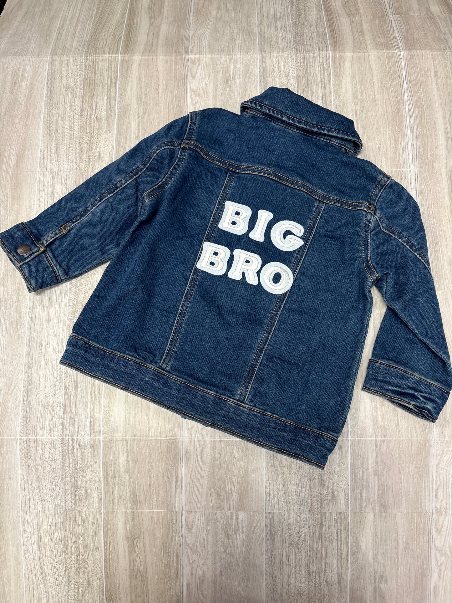 2T Wrangler Denim Jacket with "Big Bro" Patches