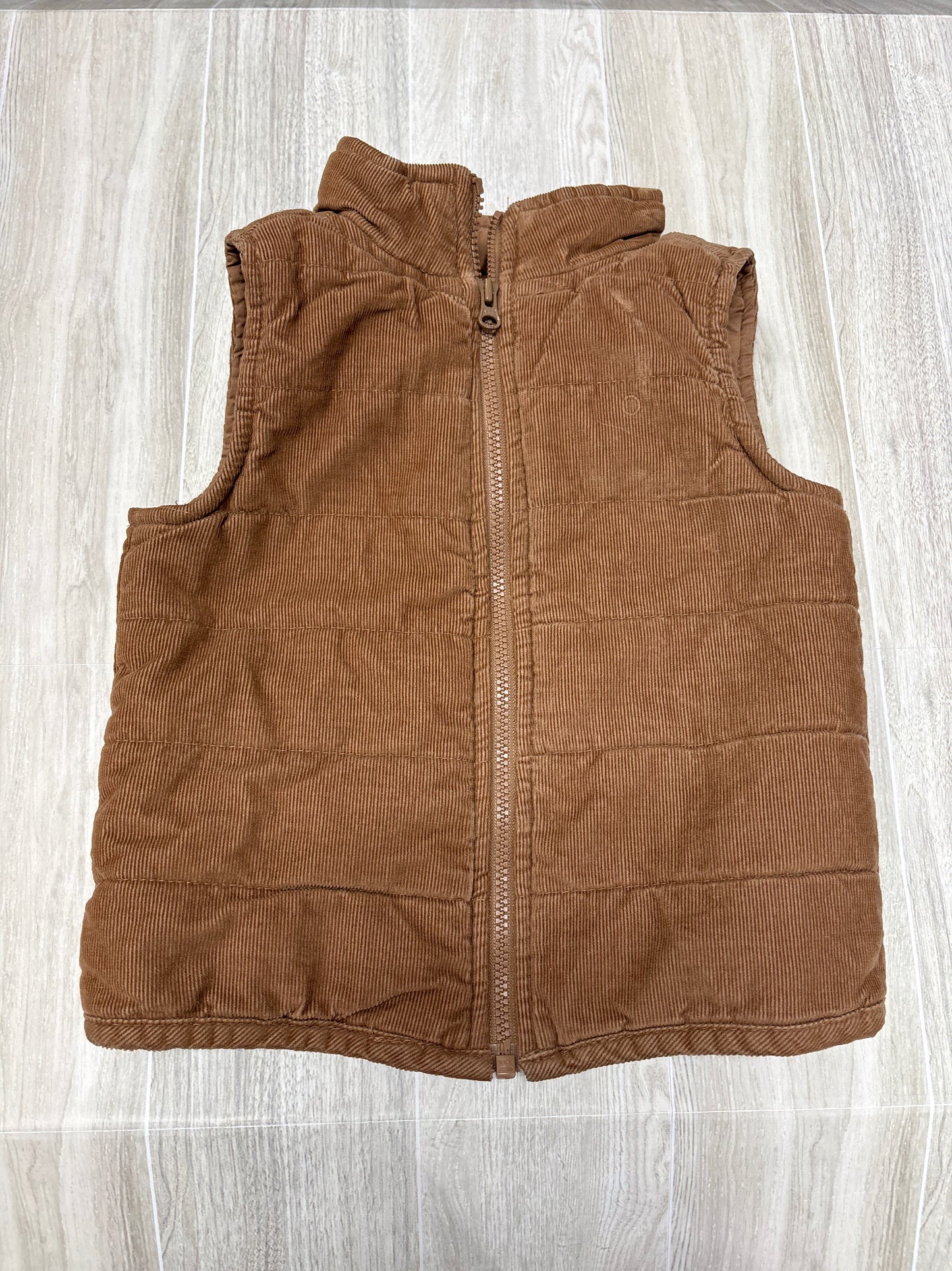 18m Brown Corduroy Lightweight Puffer Vest