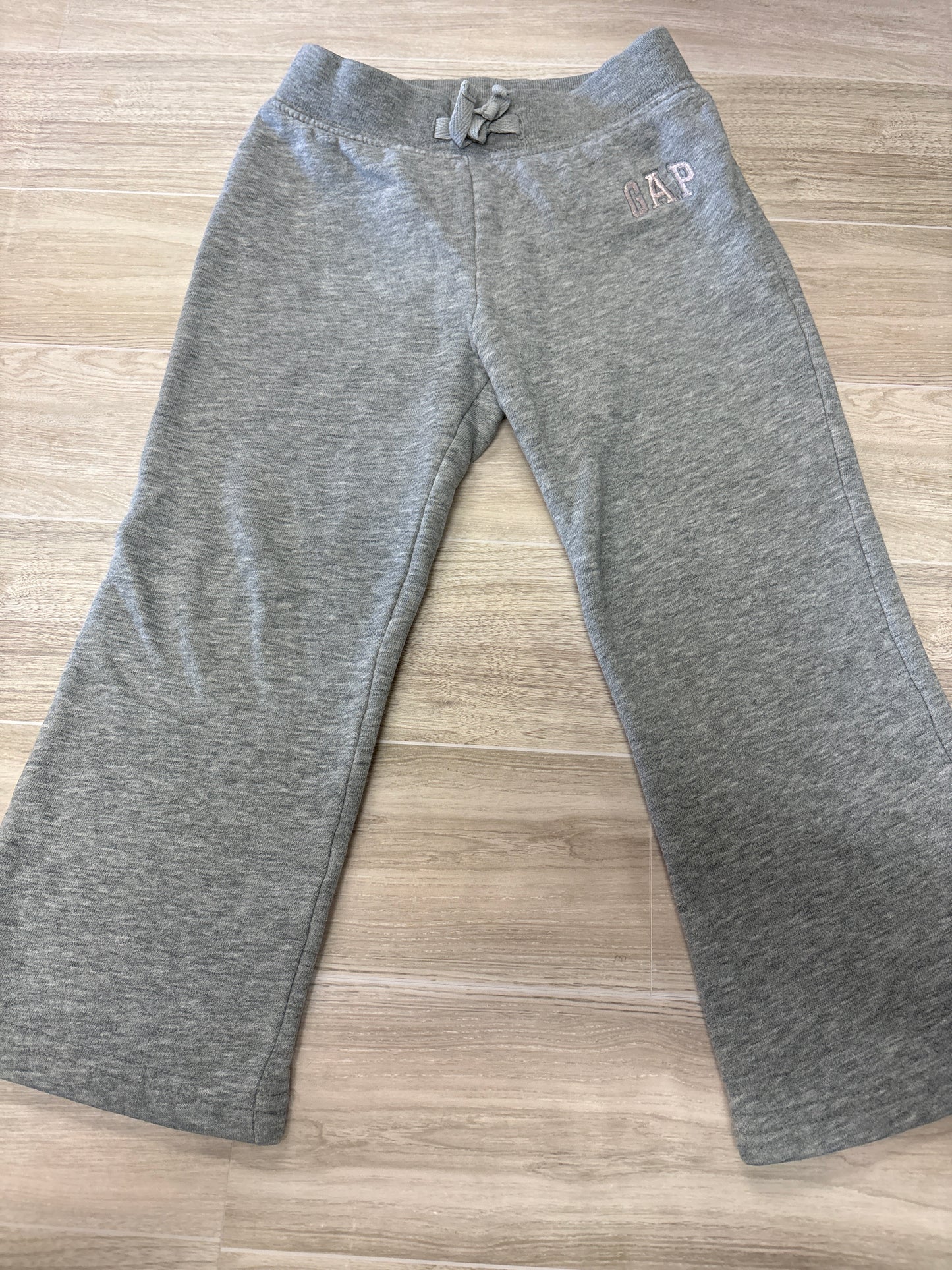 3T Light Heathered GAP Flared Sweats