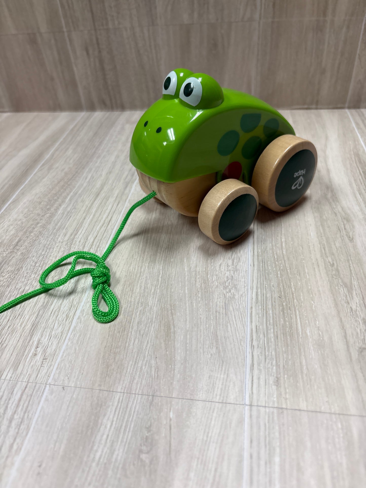 Toy - Hape Wooden Pull Frog