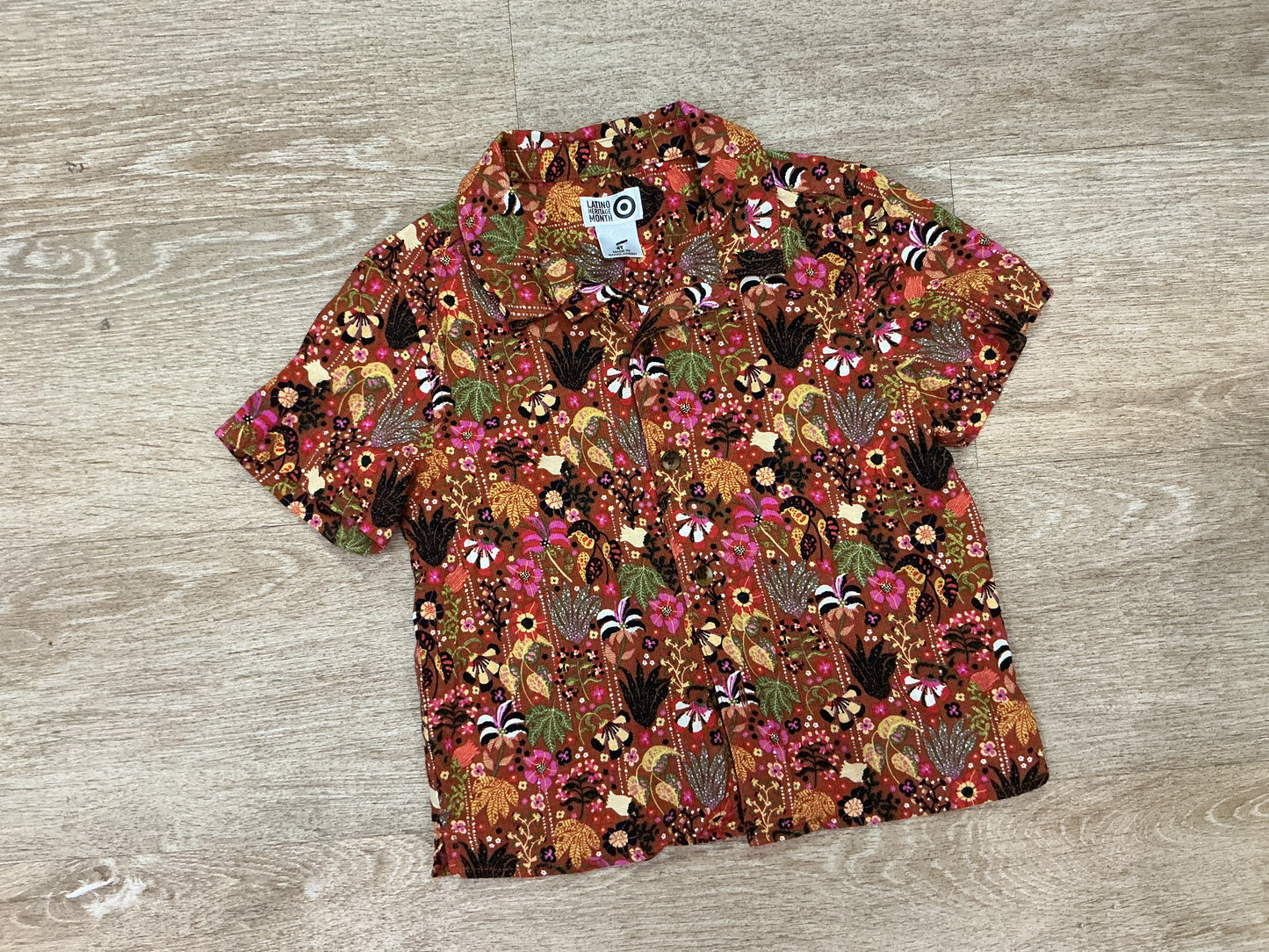 4T Jungle Button Up Shirt