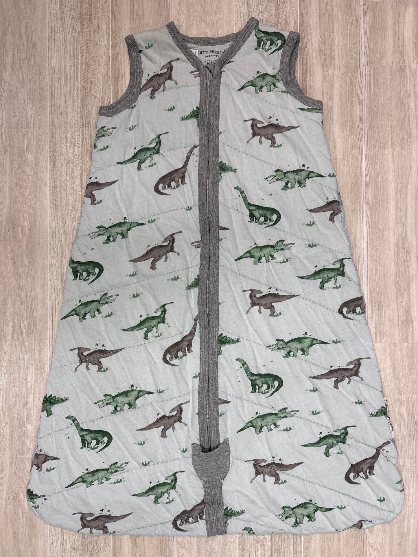 6-12m Burts Bees Dino Sleepsack - Blemish