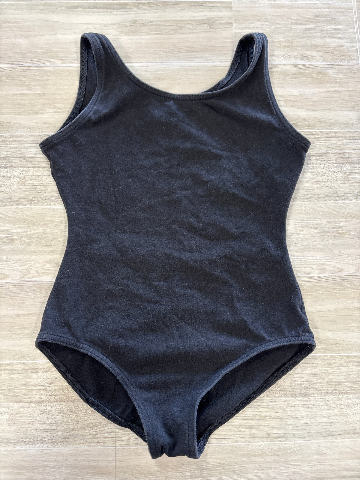 8/9 Black Tank Leotard