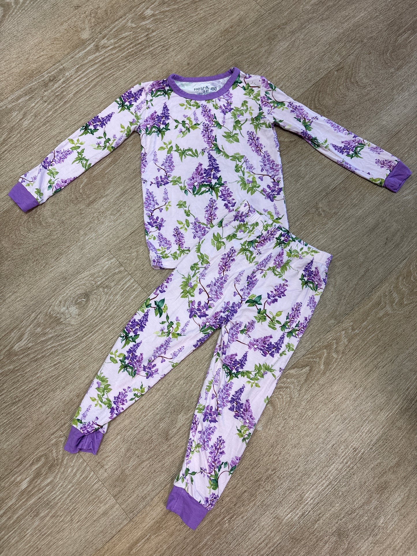 2/3T Reshinee Pink Lavander 2 Piece Lounge Set