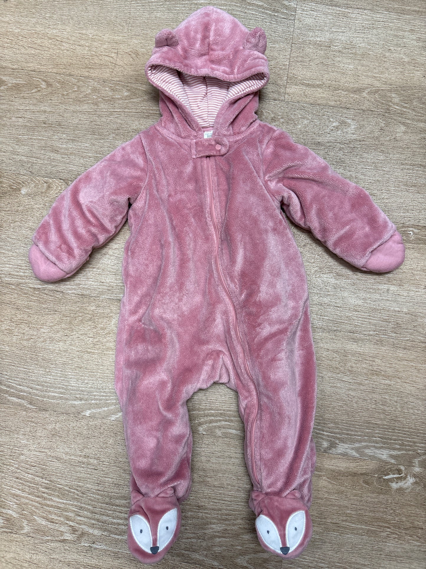 9m Blush Cozy Footed Pajama