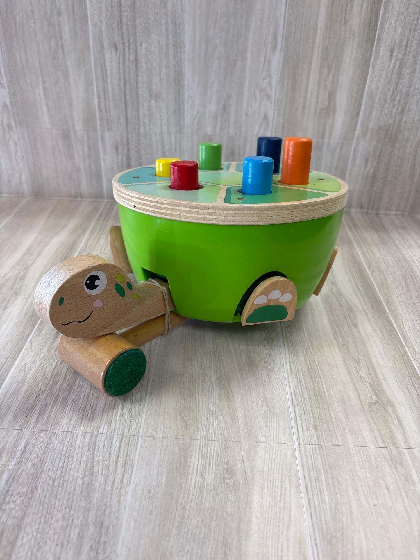 Toy - Wooden Turtle Hammer Game