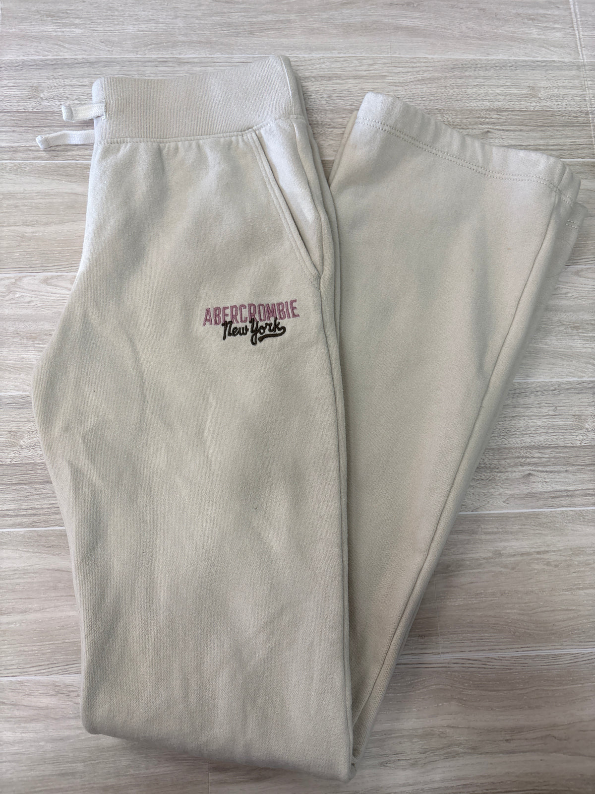 11/12 Abercrombie Kids Tan Flare Sweatpant