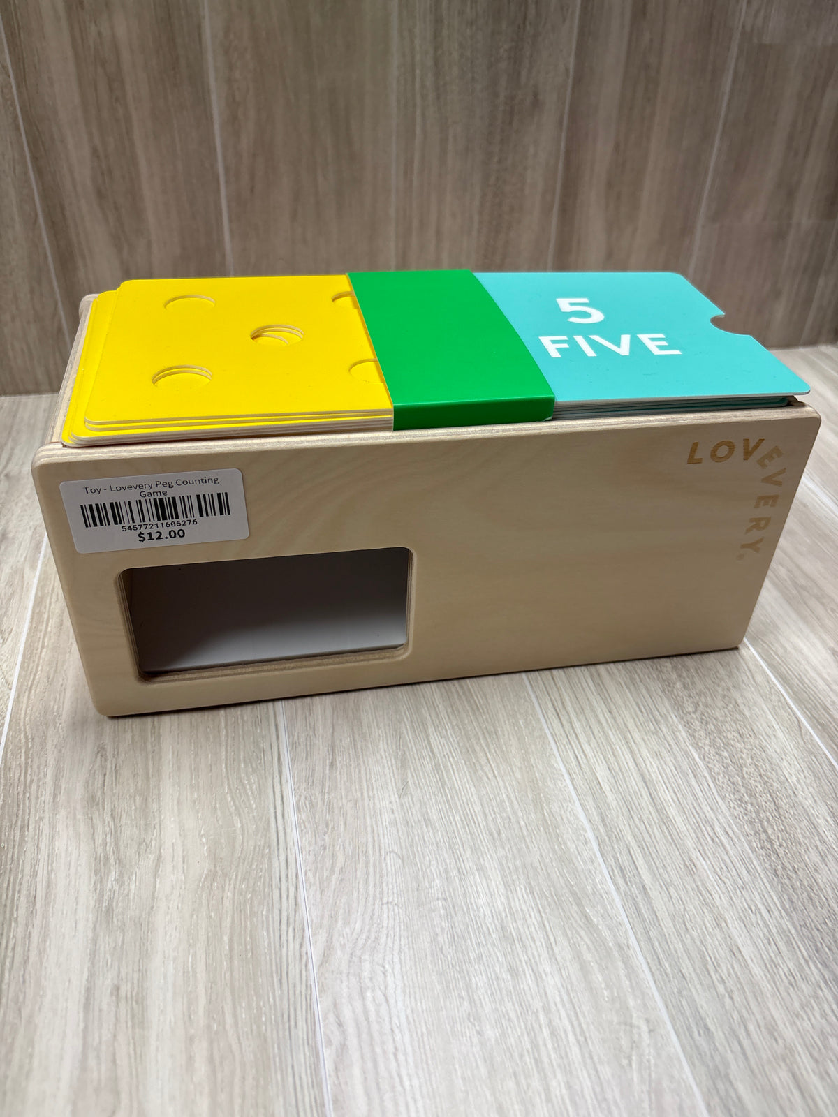 Toy - Lovevery Peg Counting Game