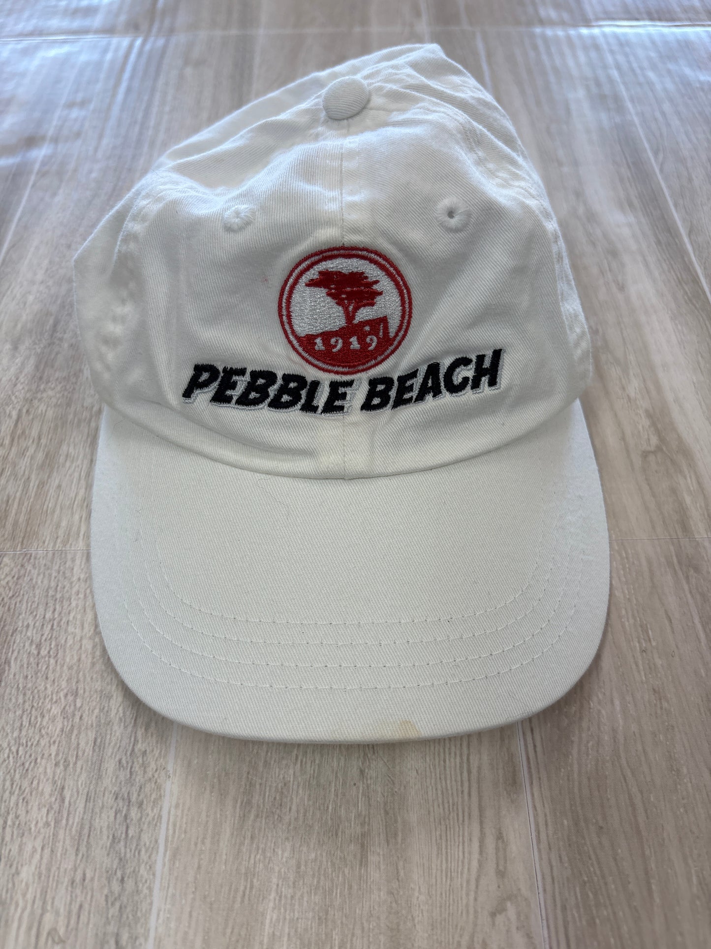 Toddler White Pebble Beach Hat - Blemish