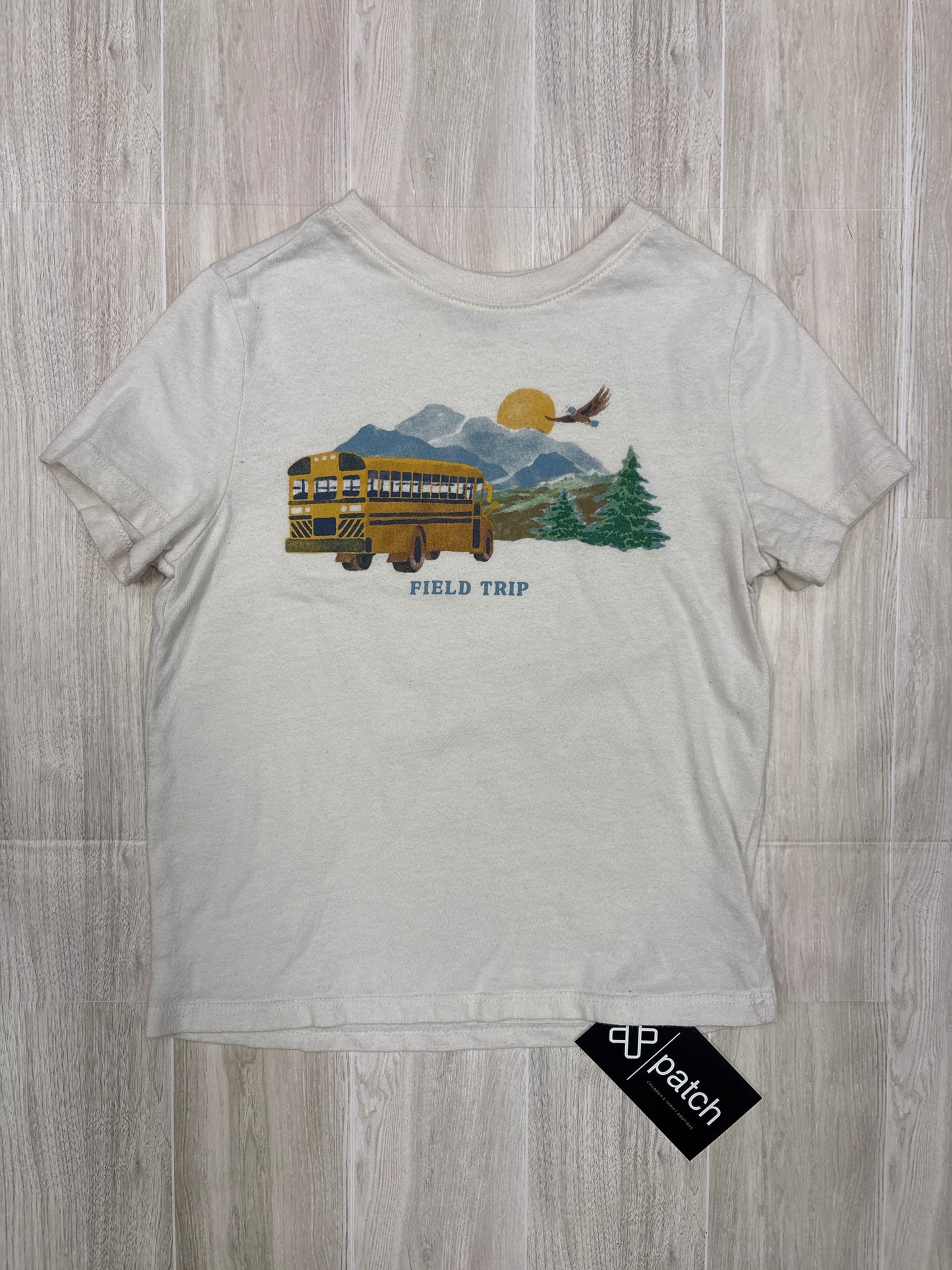 5T Field Trip School Bus Graphic Shirt