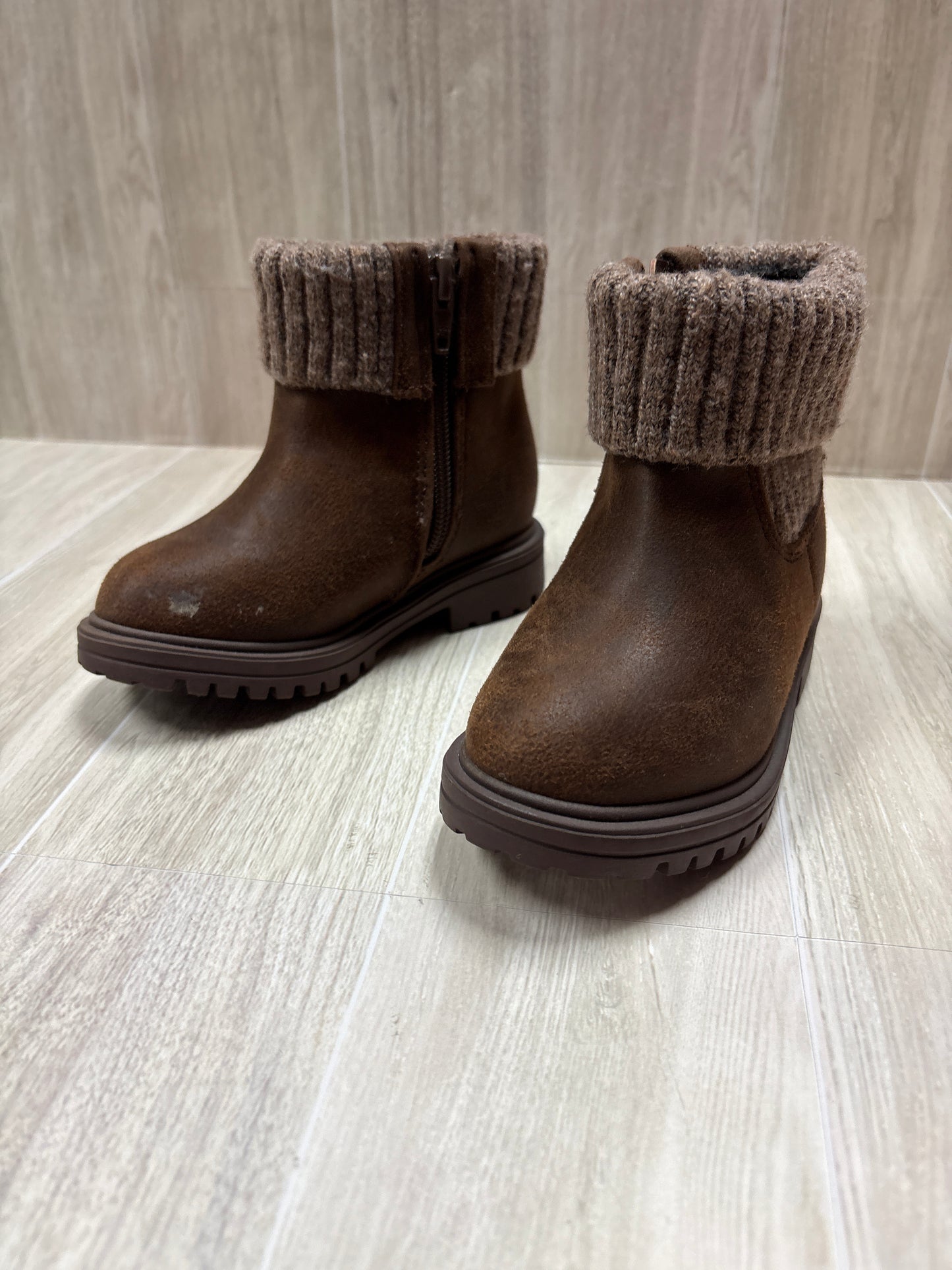 7c Brown Sweater Boot - Blemish