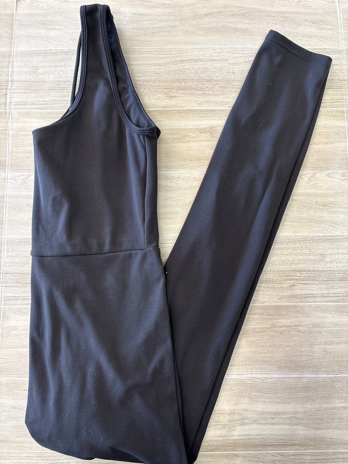Womens Small Black Cotton On Tank Athletic Jumpsuit