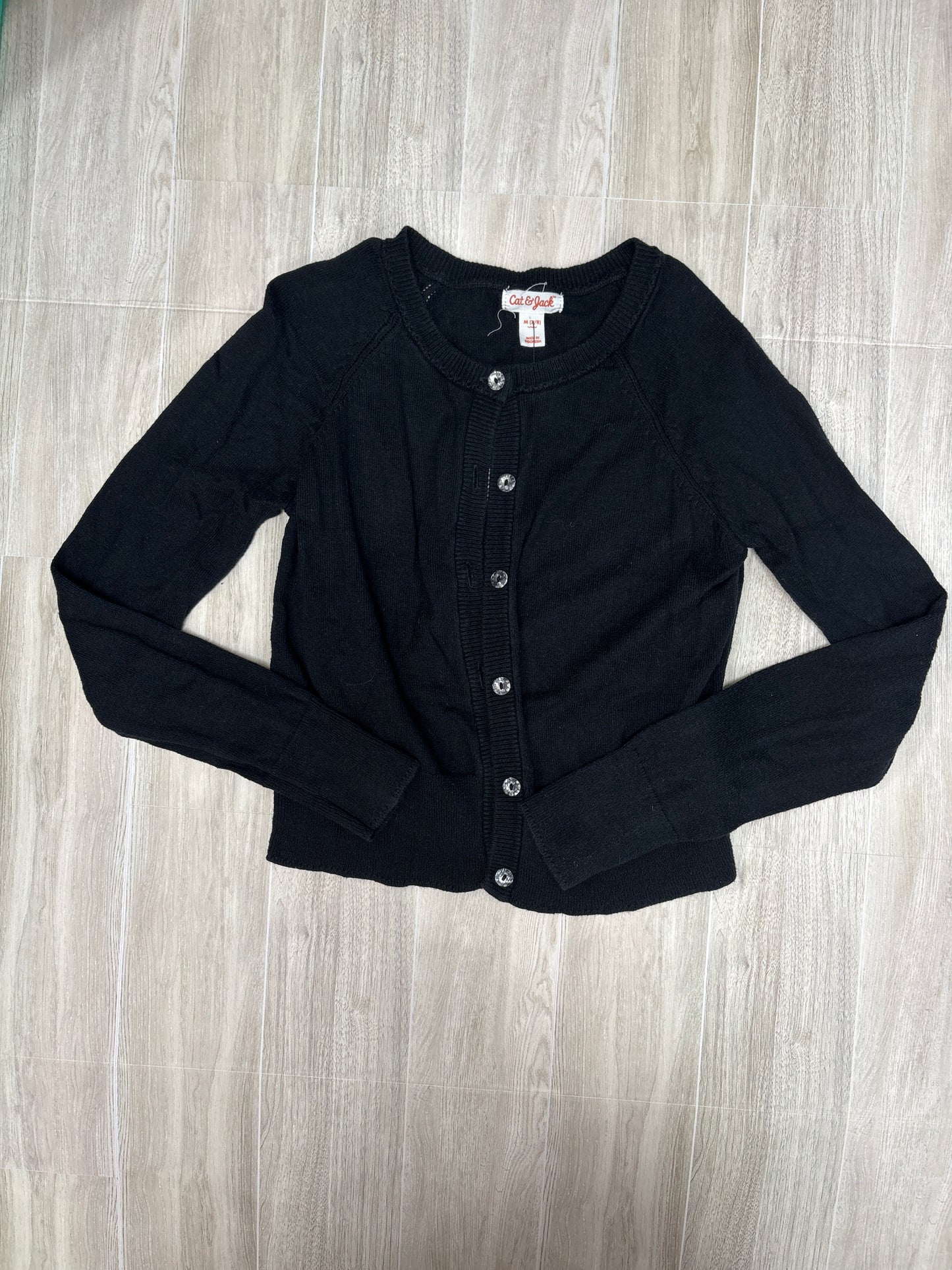 7/8 Black Cardigan