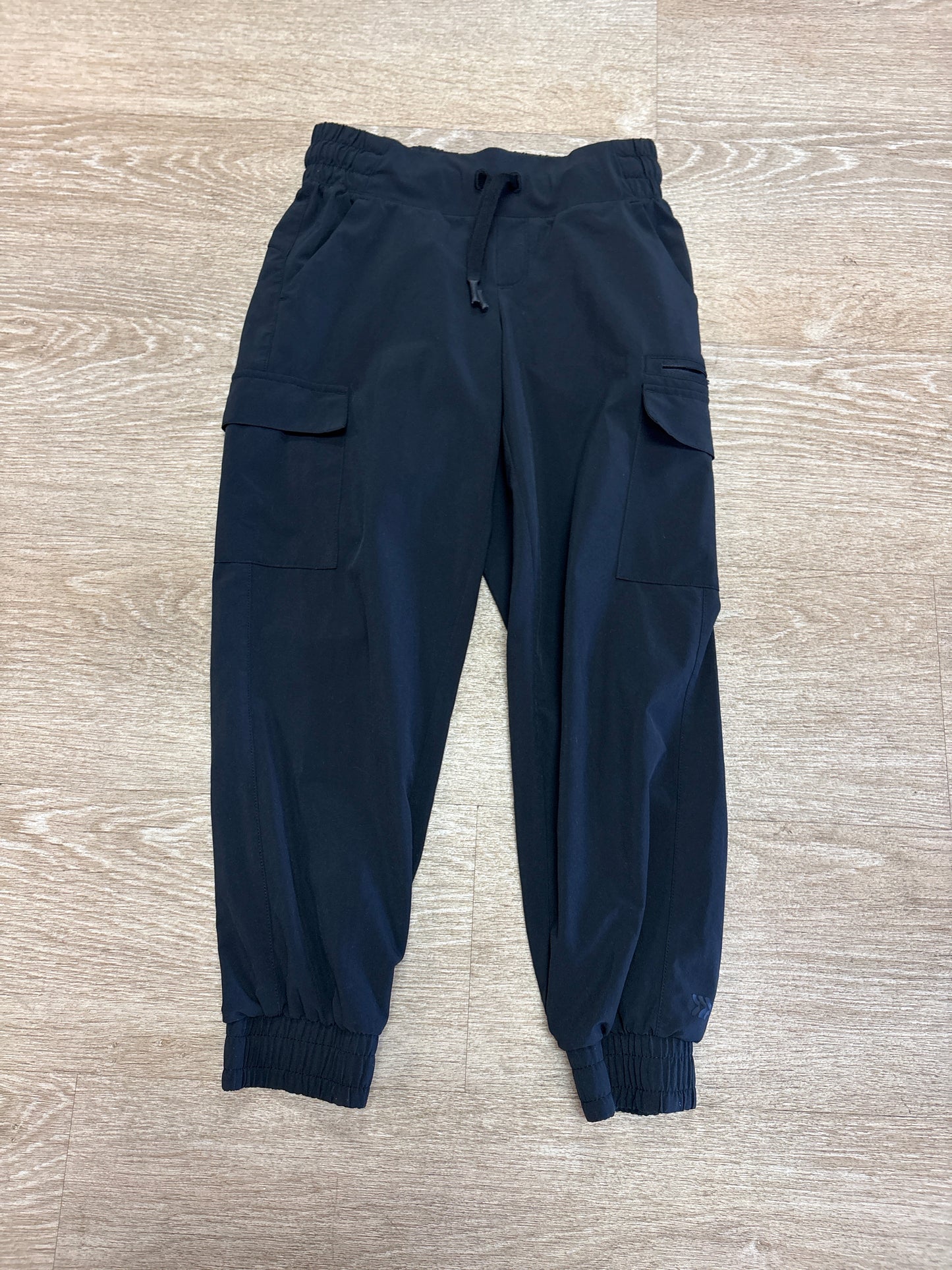 6/7 Black Atthletic Cargo Jogger