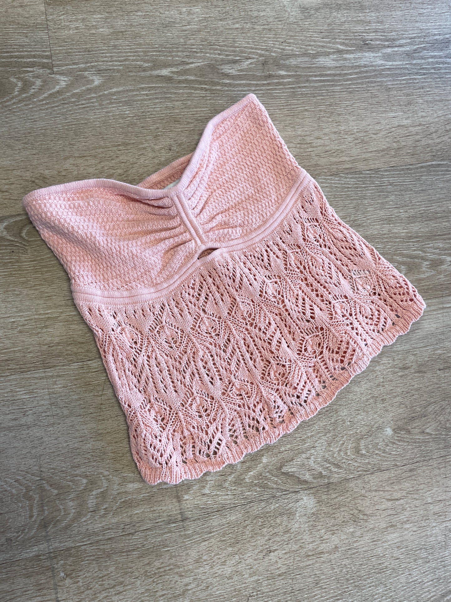 Womens Medium American Eagle Knit Halter Top - Pink