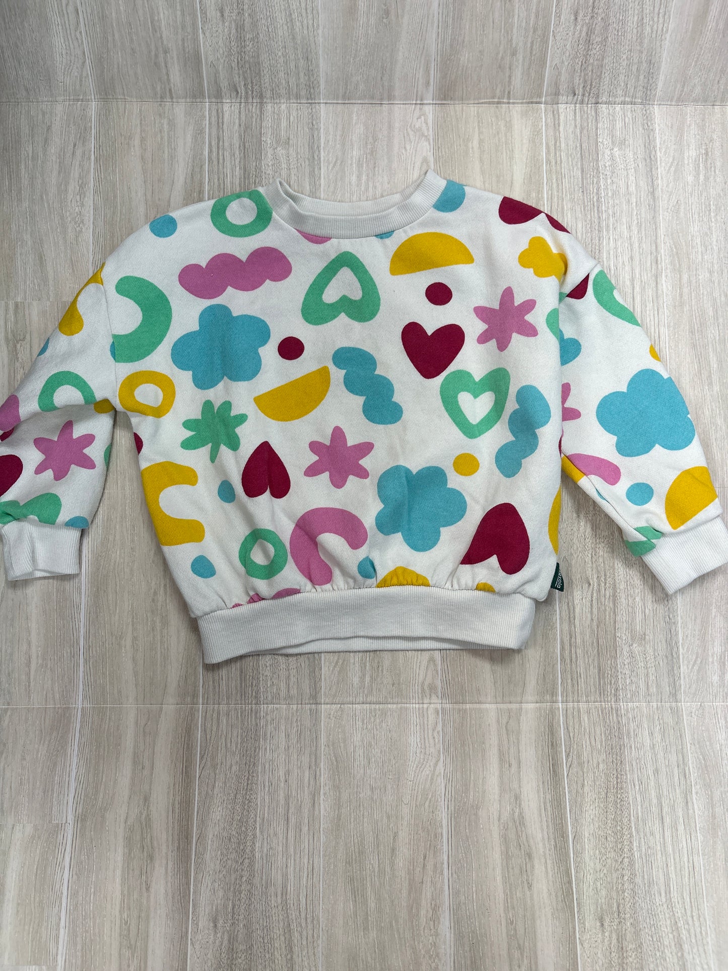 3T Colorful Shapes Crewneck - Blemish