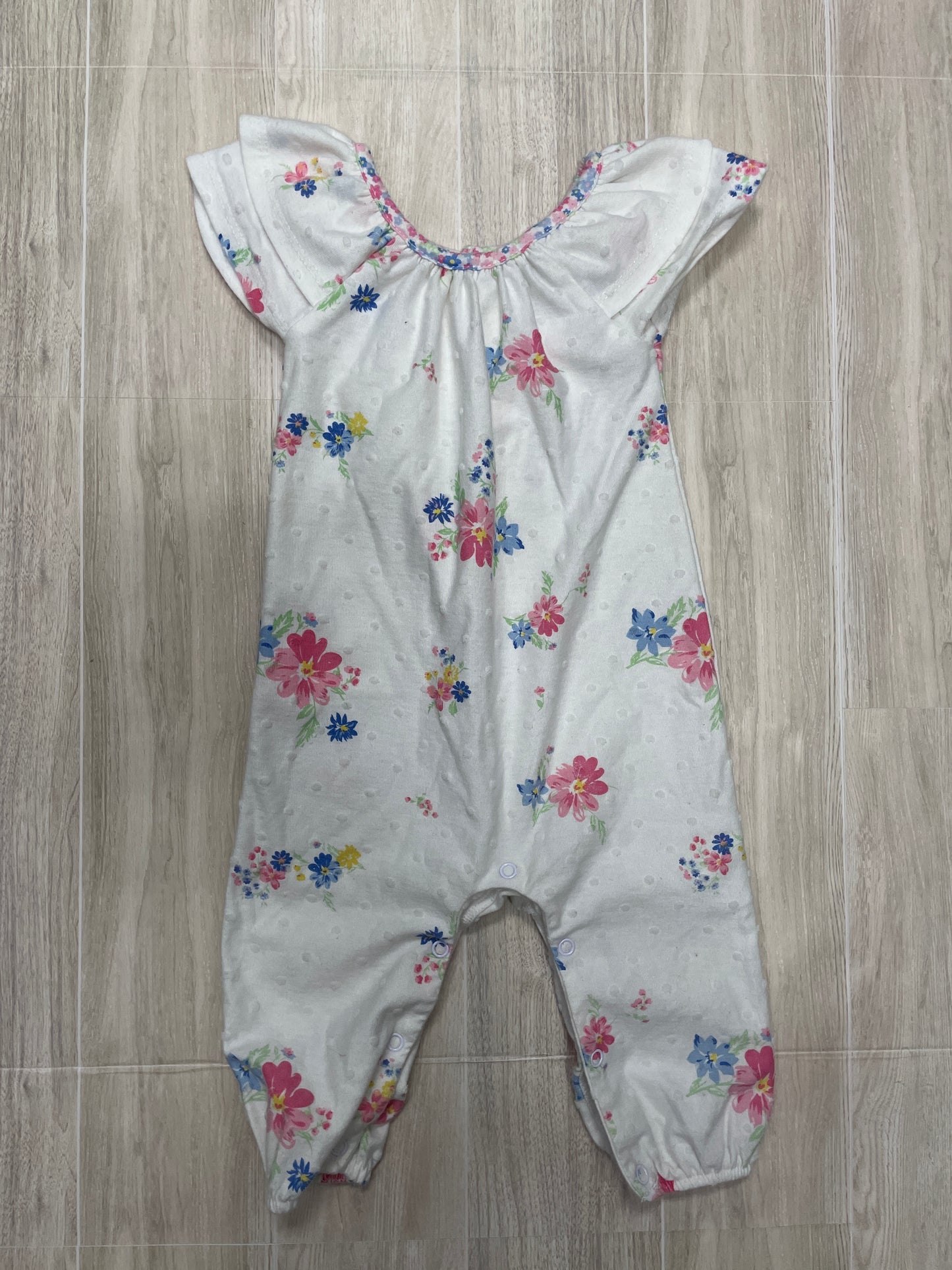 3-6m Flower Ruffle Romper