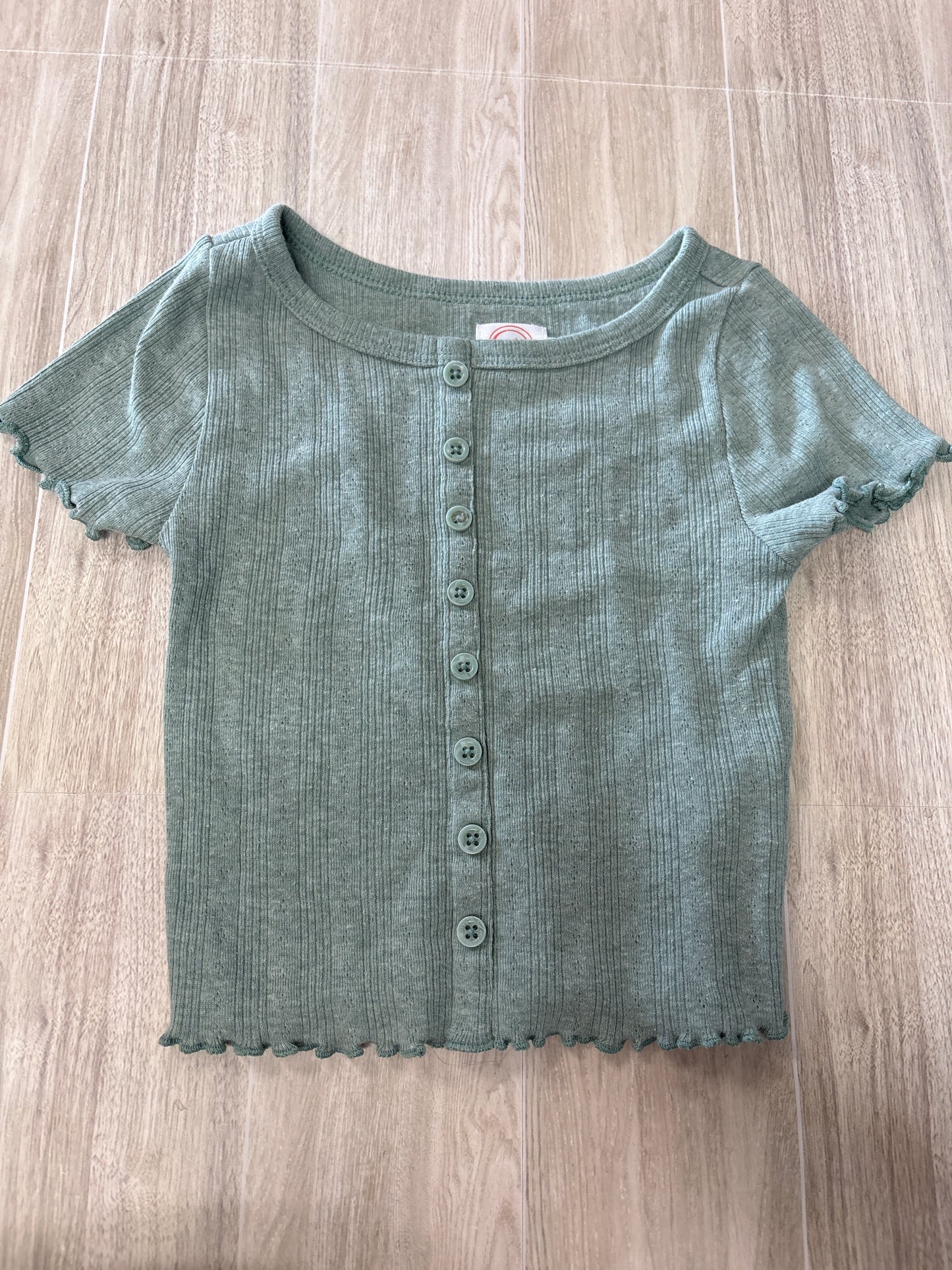 4/5 Sage Button Tee
