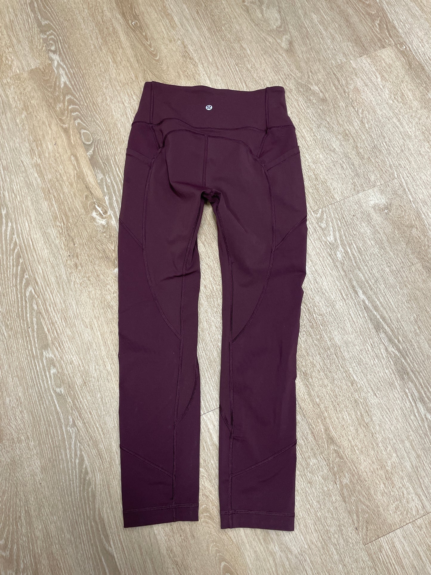 Womens 4 Lululemon Merlot Leggings
