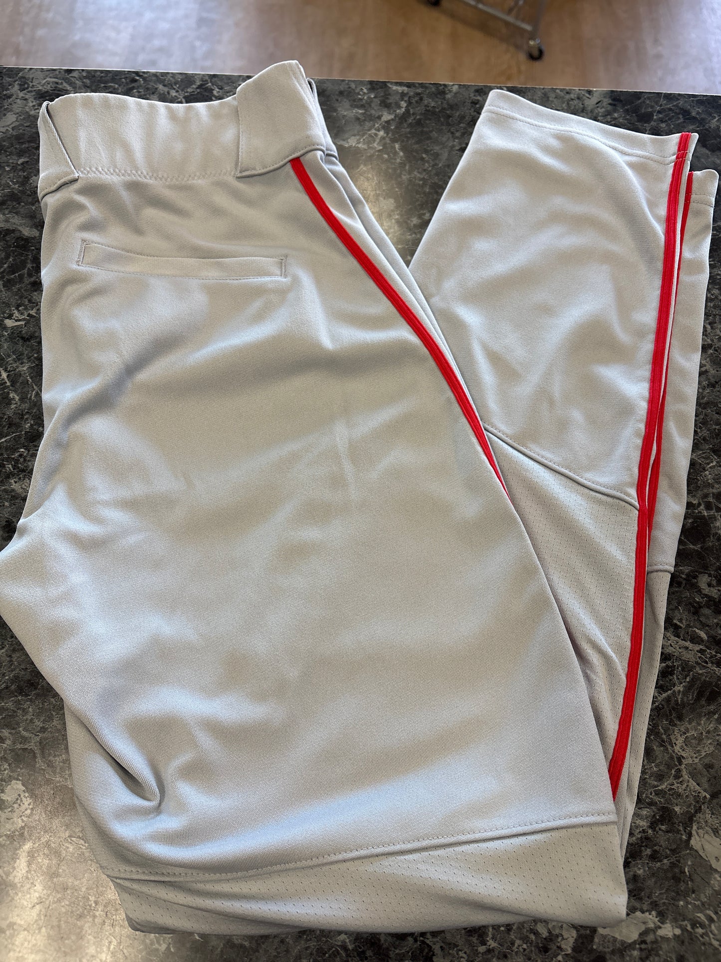 Youth Small - Grey/Red Nike Baseball Pant