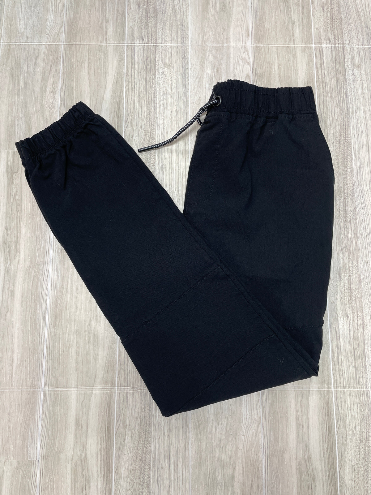 14/16 Black Reinforced Knee Jogger Pant