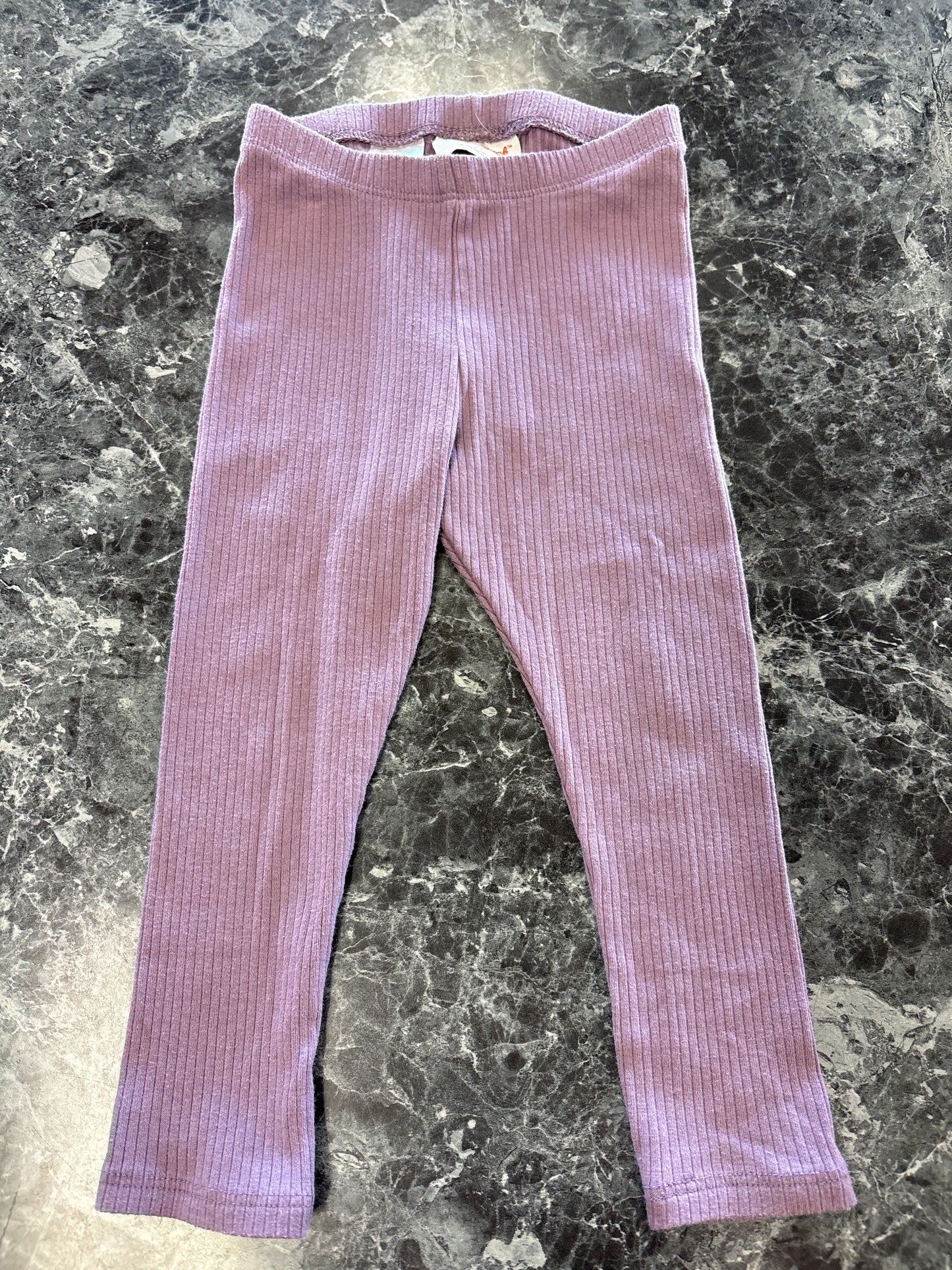 2T Lavender Ribbed Legging
