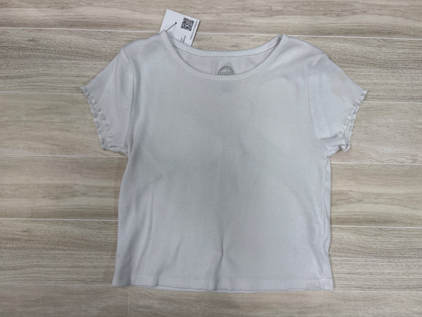 6 Basic Ribbed White Tee