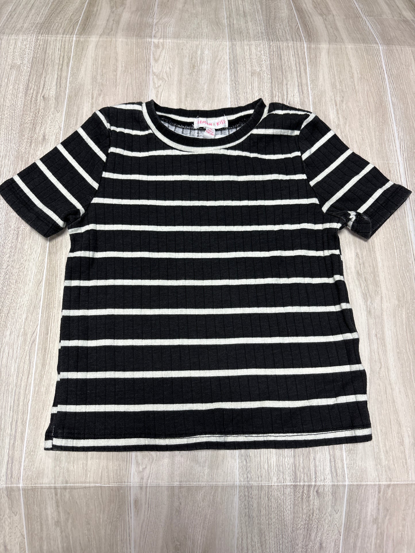 6 Striped Ribbed Top