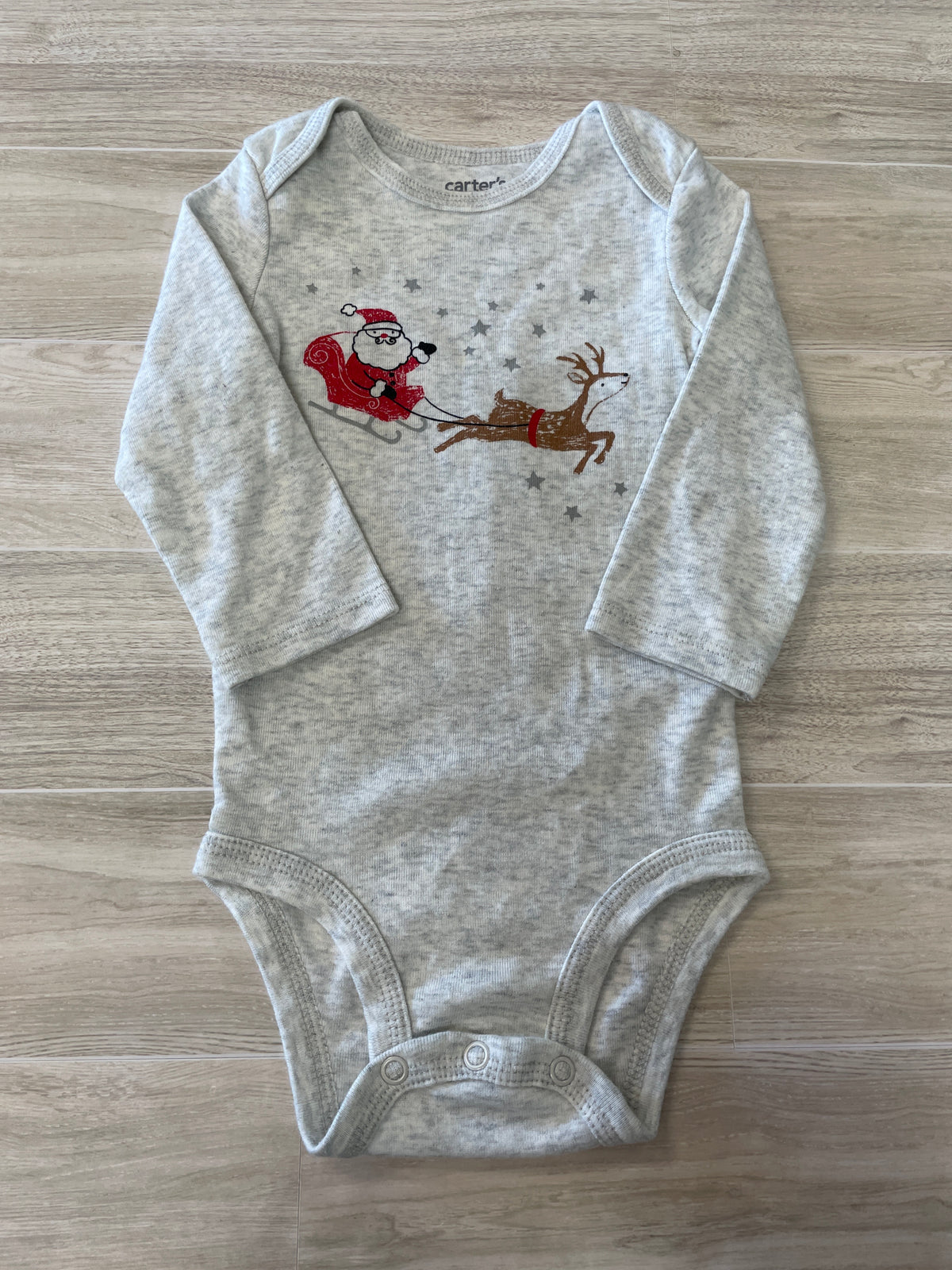 9m Santa Long Sleeve Onesie