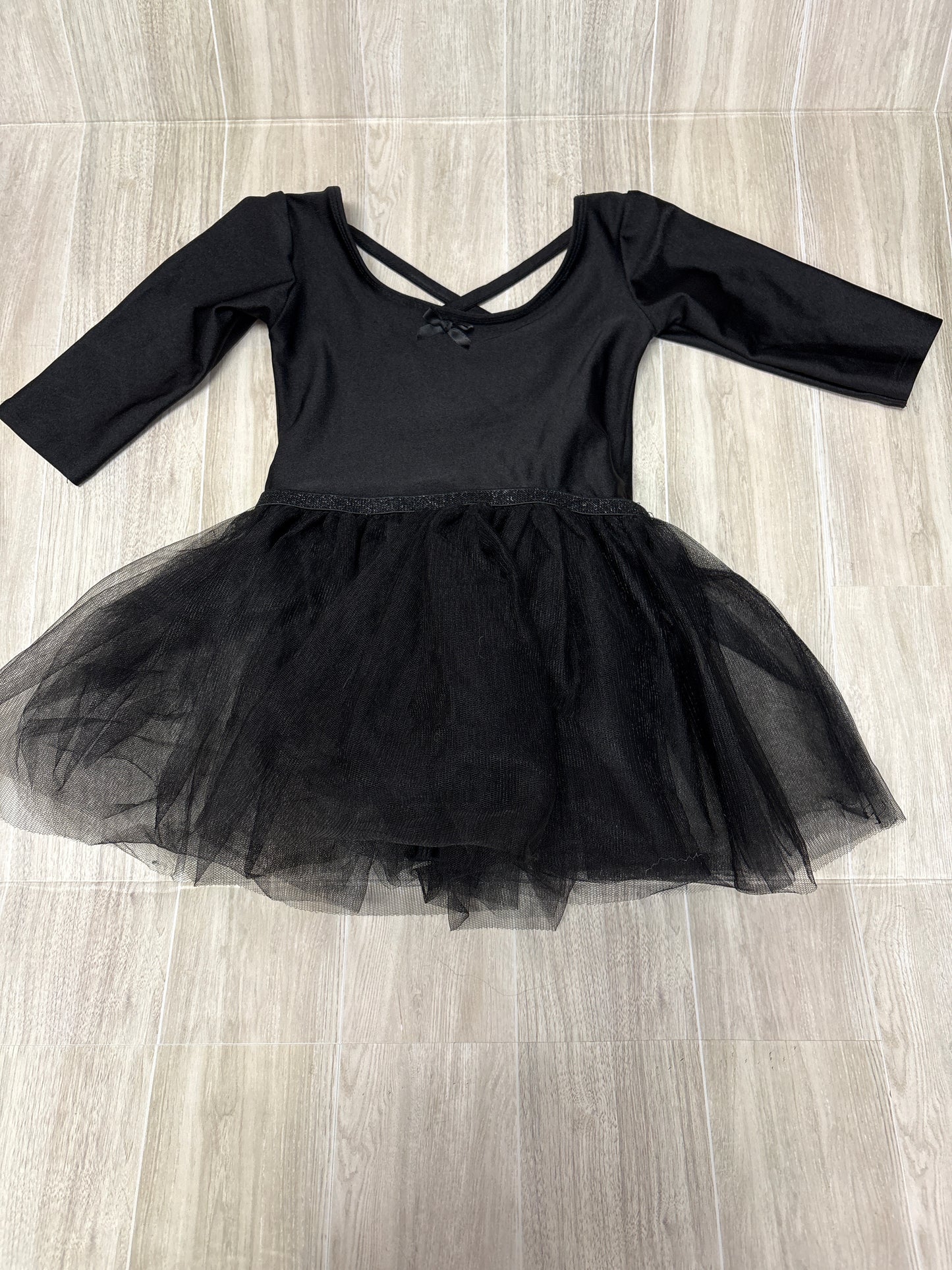 3/4T Black Tutu Leotard