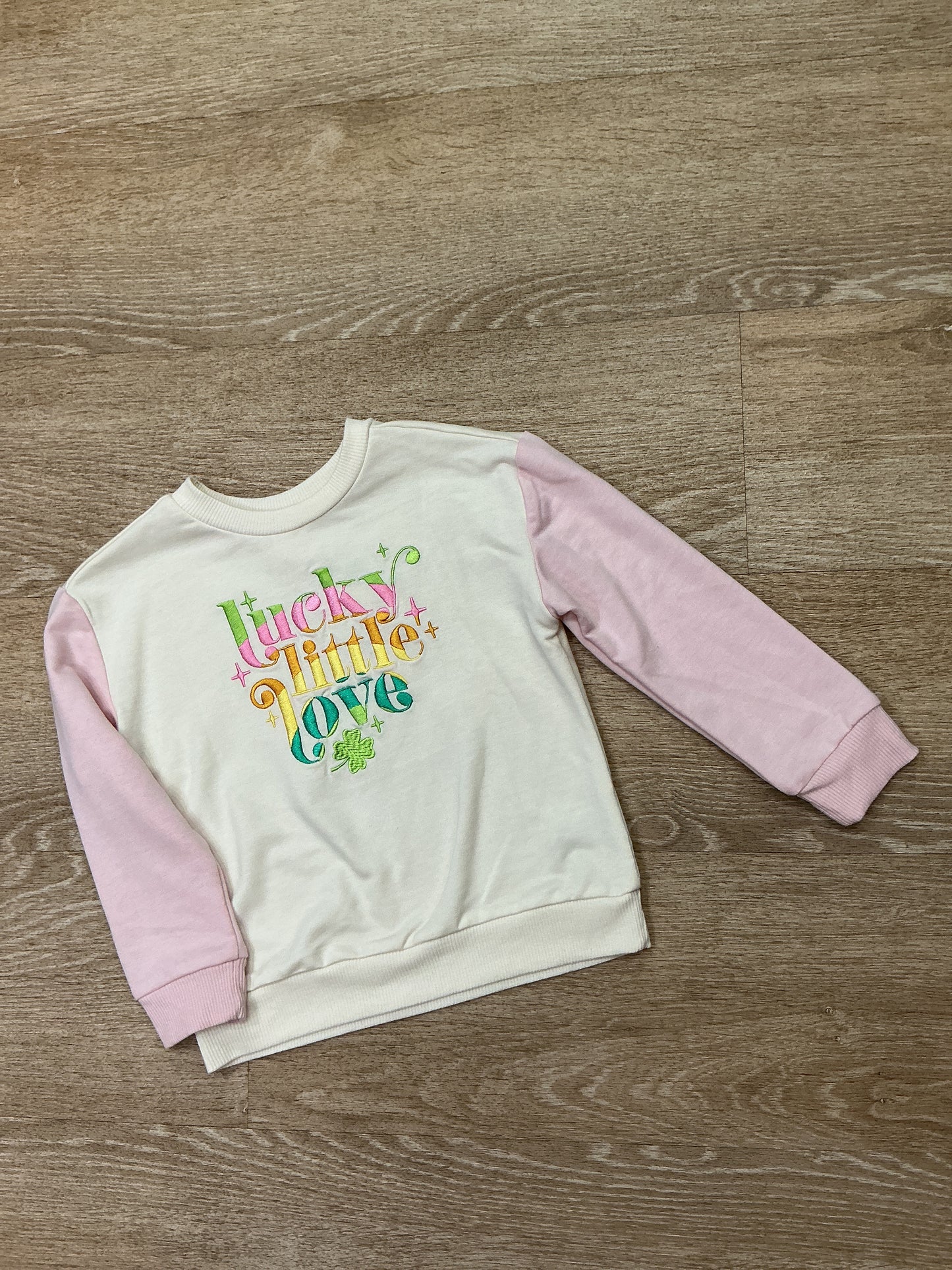 3T Lucky Little Love Crewneck