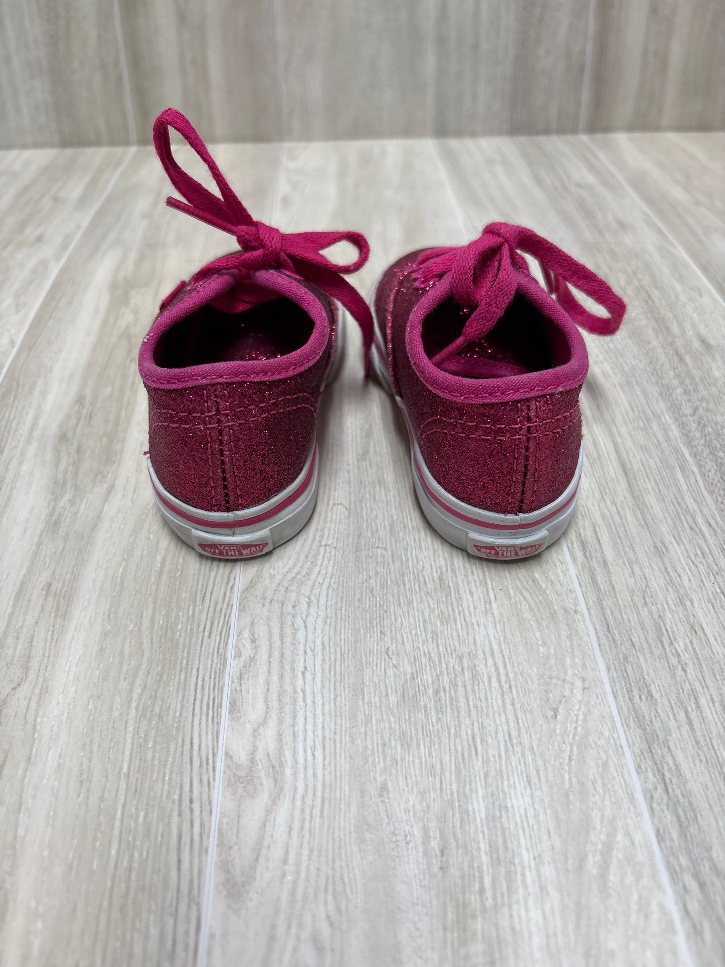 4.5c Pink Glitter Vans
