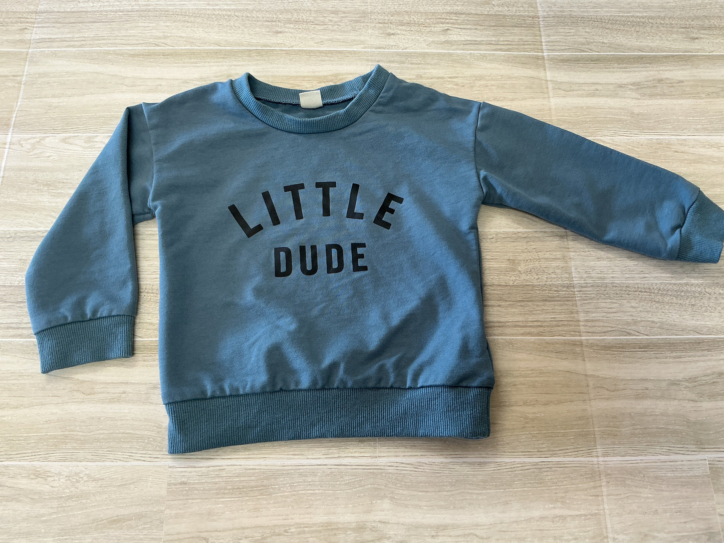 12m Little Dude Crewneck