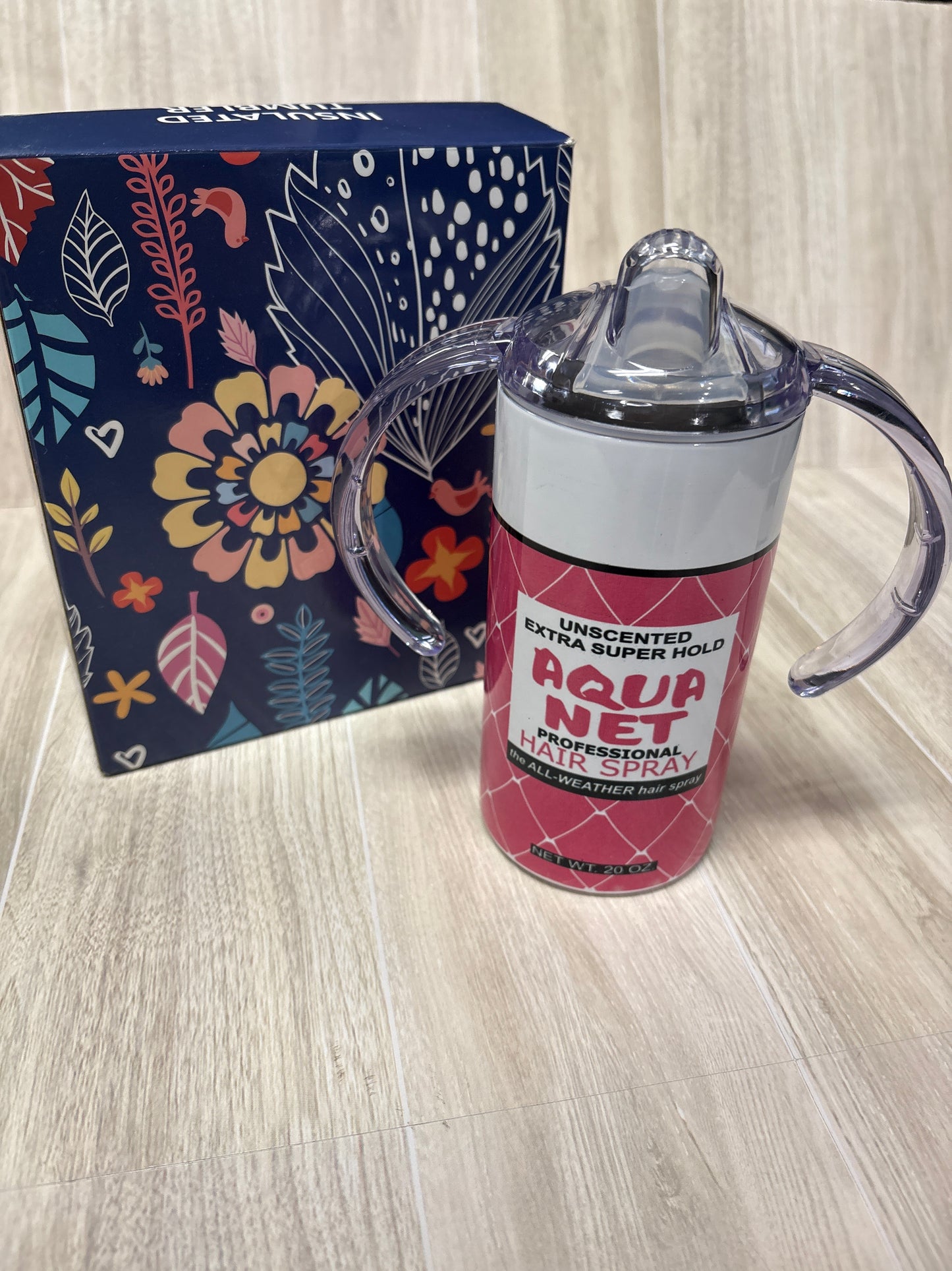 NWT Insulated Tumbler - Aqua Net Hairspray