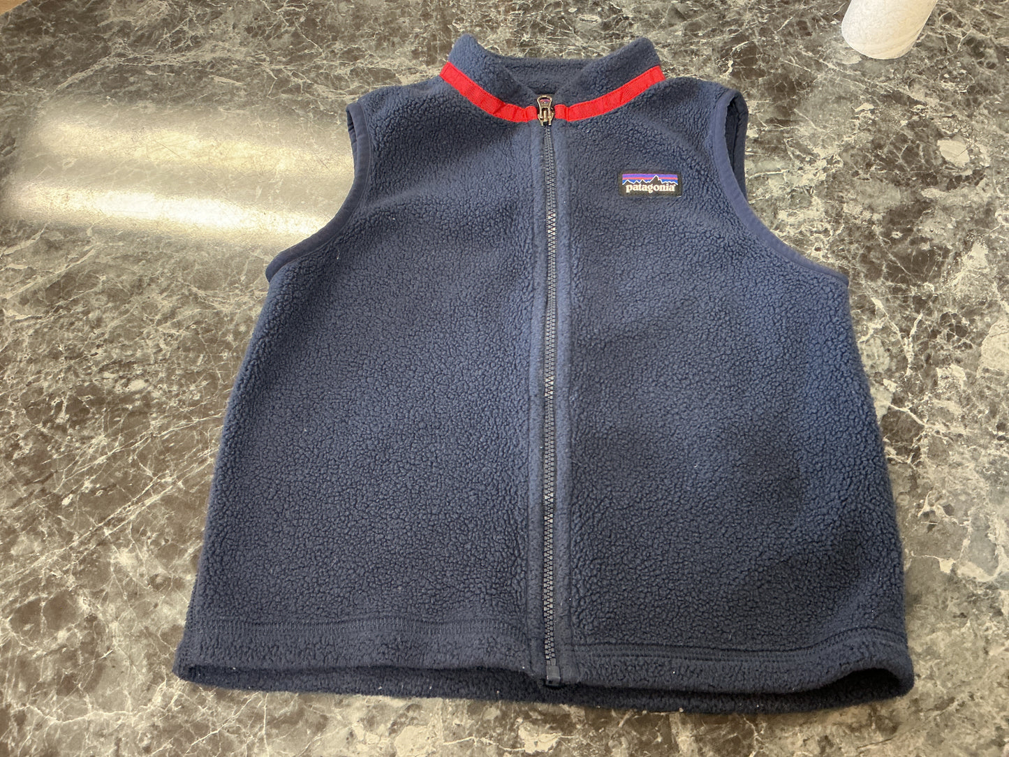 4T Patagonia Navy Fleece Vest